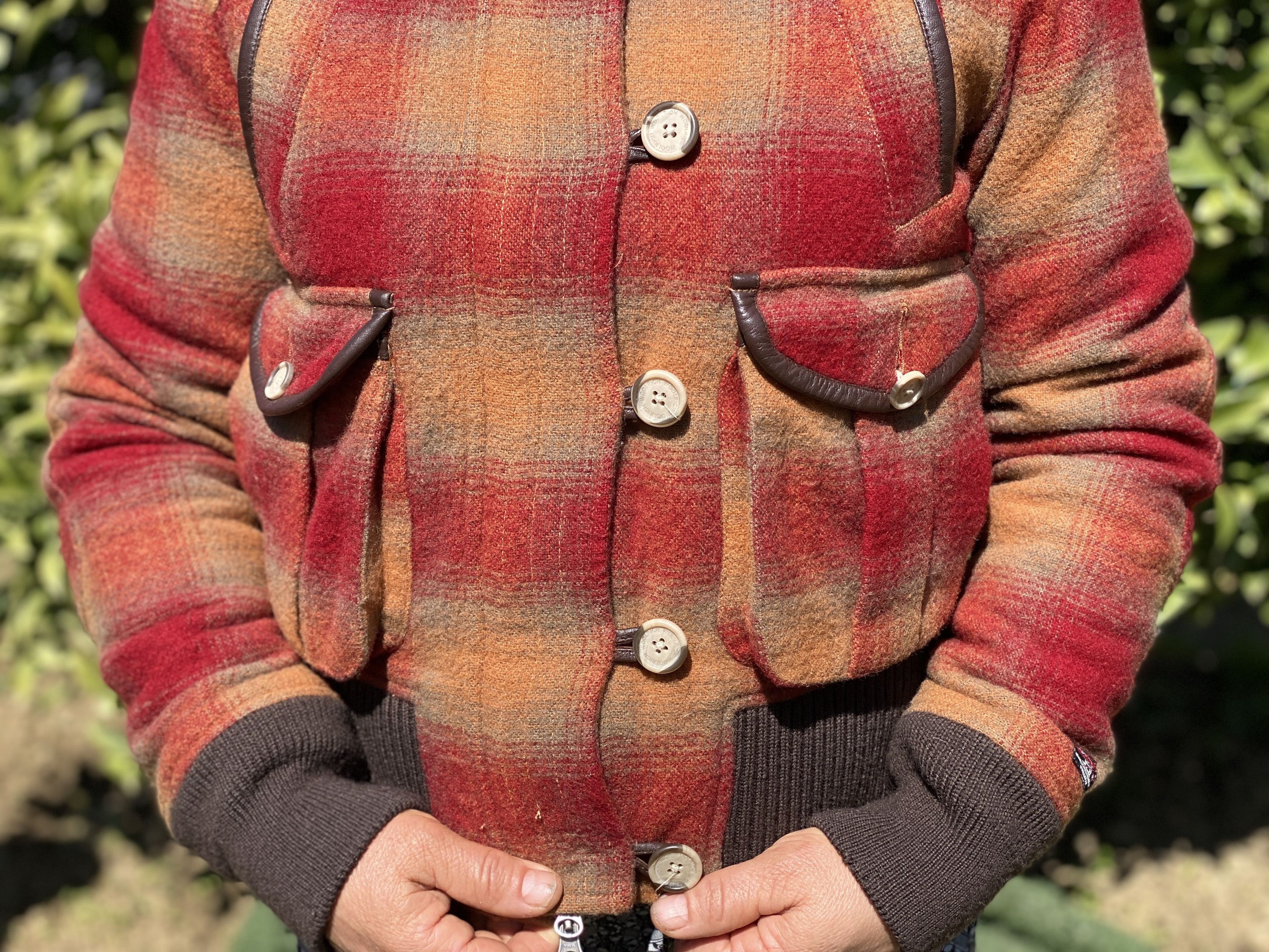 Woolrich Woolen Mills Archive Woolrich Thermolite Short Hooded Coat Plaid Size S Size S / US 4 / IT 40 - 8 Thumbnail