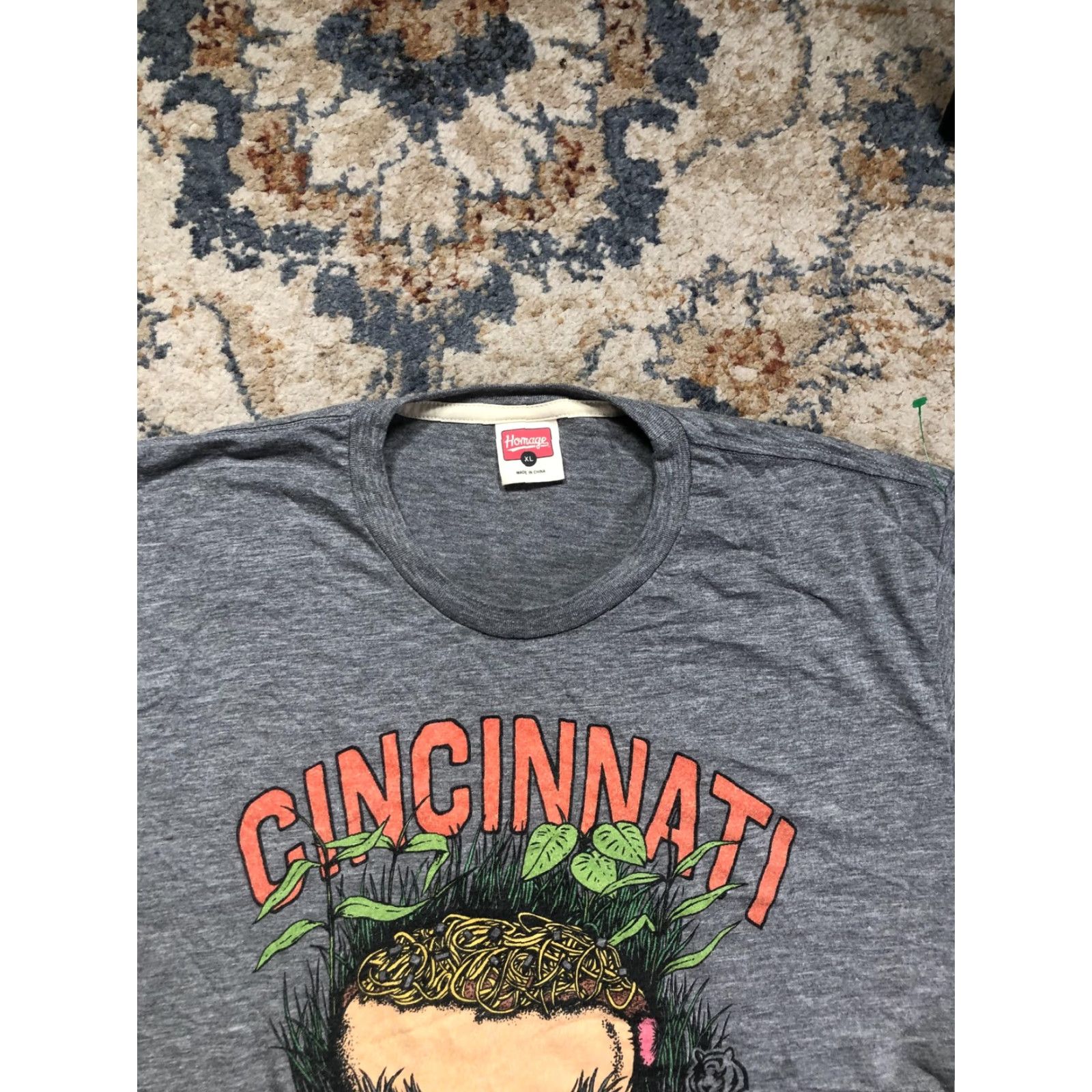 Vintage Homage Shirt Mens XL Gray Cincinnati Coney Graphic Tee Jungle Lets Have A Coney Size US XL / EU 56 / 4 - 2 Thumbnail