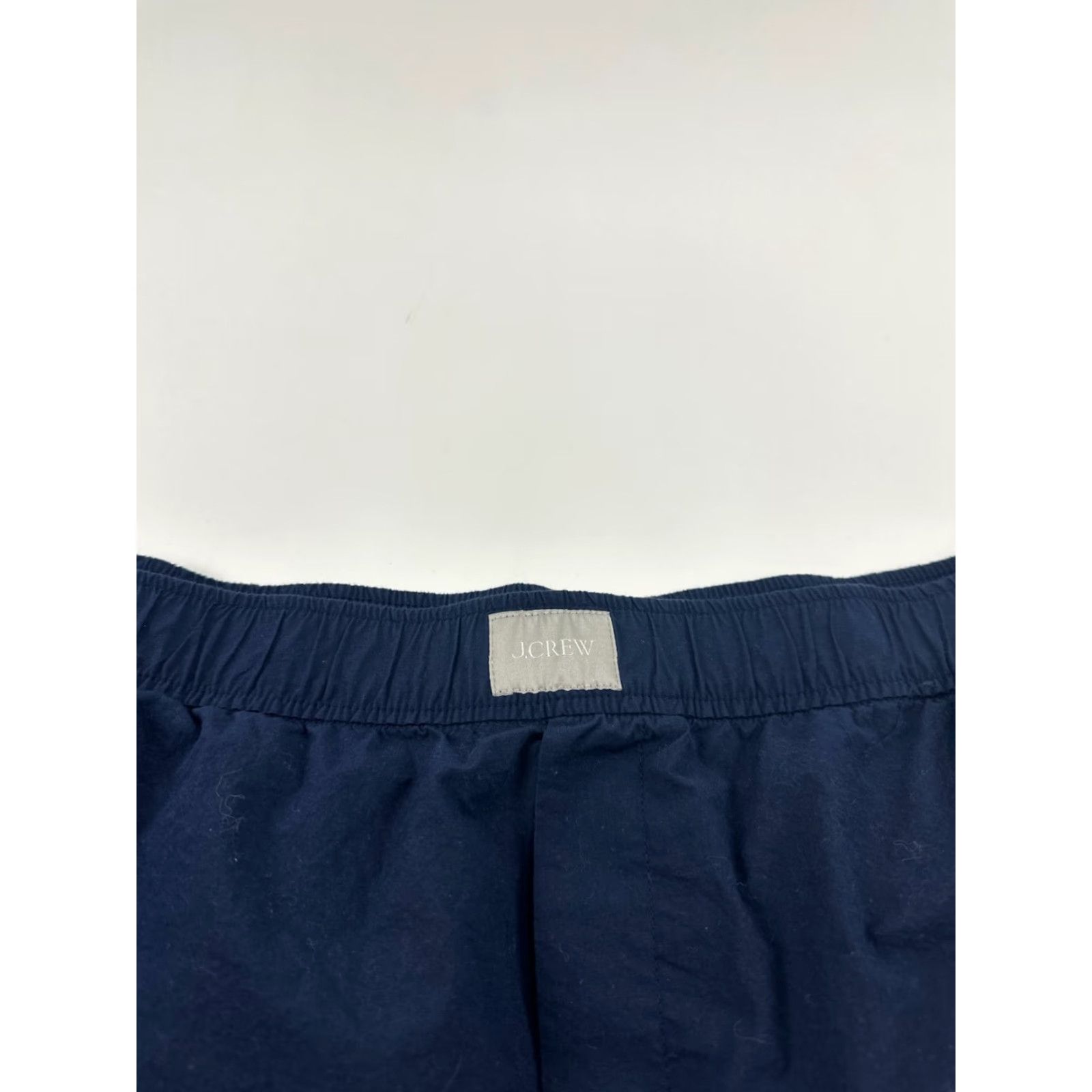 J.Crew J.Crew Shorts Womens 3X Plus Navy Blue Cotton Sleep Elastic Waist Regular Fit Size 40" / US 18 - 3 Thumbnail