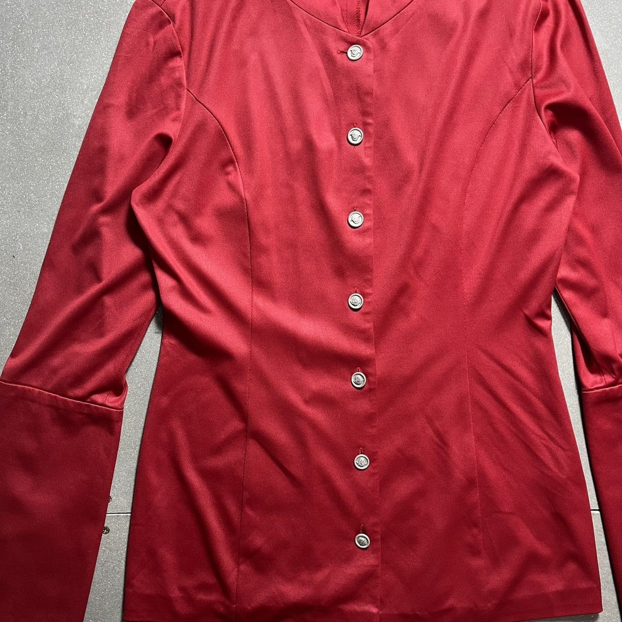 Versace × Versace Jeans Couture × Versus Versace Jeans Couture Red Silk Shirt Size US S / EU 44-46 / 1 - 3 Thumbnail
