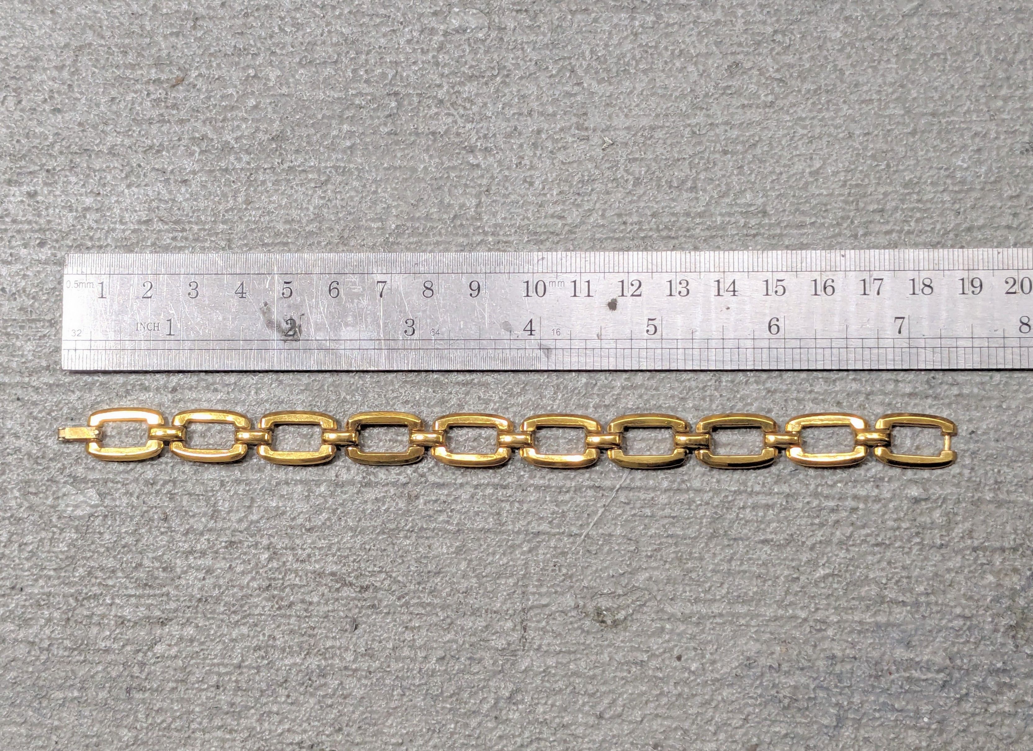 Jewelry × Vintage Vintage Sterling Silver Bracelet Gold Plated 7.25" Size ONE SIZE - 14 Thumbnail