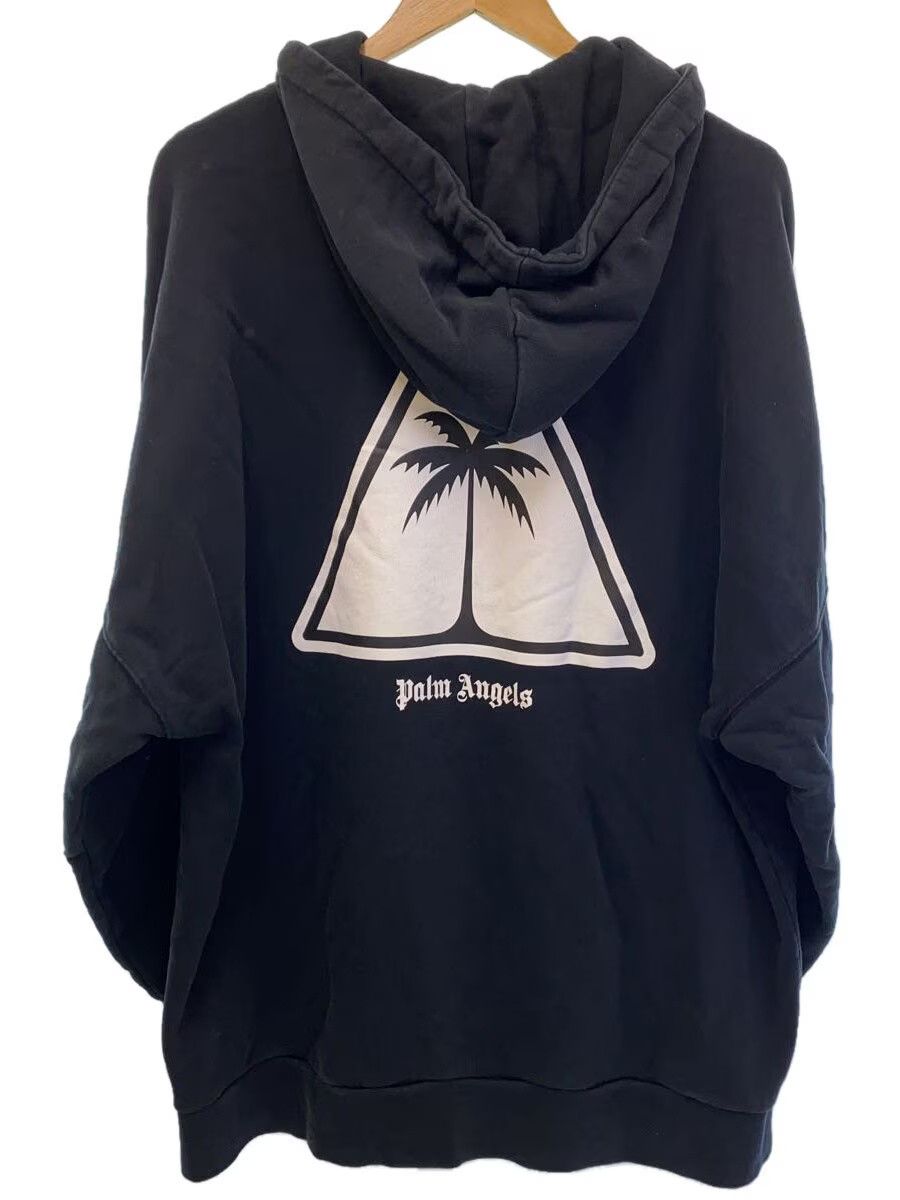 Palm Angels Palm Angels Palm Icon Graphic Cotton Hoodie Black Size US XL / EU 56 / 4 - 2 Thumbnail