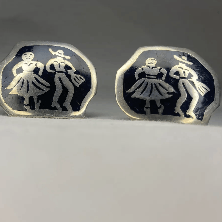 Other Sterling Cufflinks | POCHA | TAXCO | 015 | Size ONE SIZE - 2 Thumbnail