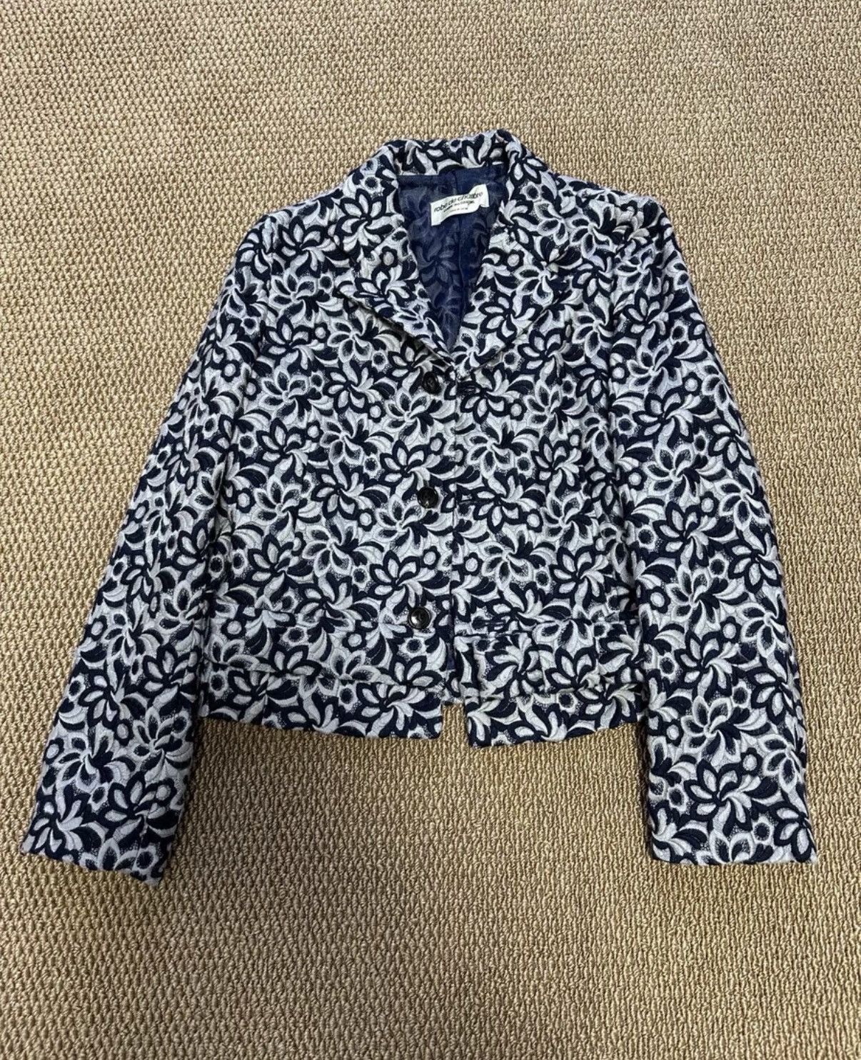 Comme des Garcons COMME des GARÇONS 3D Embroidered Floral Jacket K23 Size M / US 6-8 / IT 42-44 - 1 Thumbnail