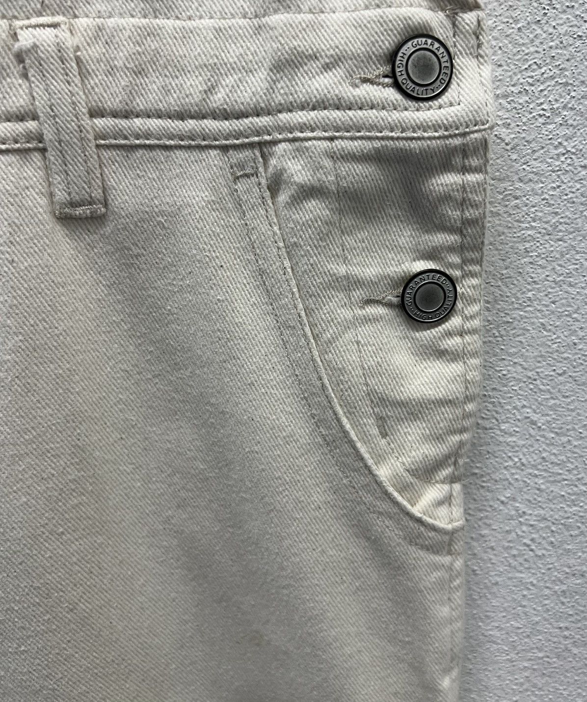 Japanese Brand YOU’LL NEVER FIND A RAINBOW IF YOU’RE LOOKING DOWN OVERALL Size US 34 / EU 50 - 9 Thumbnail