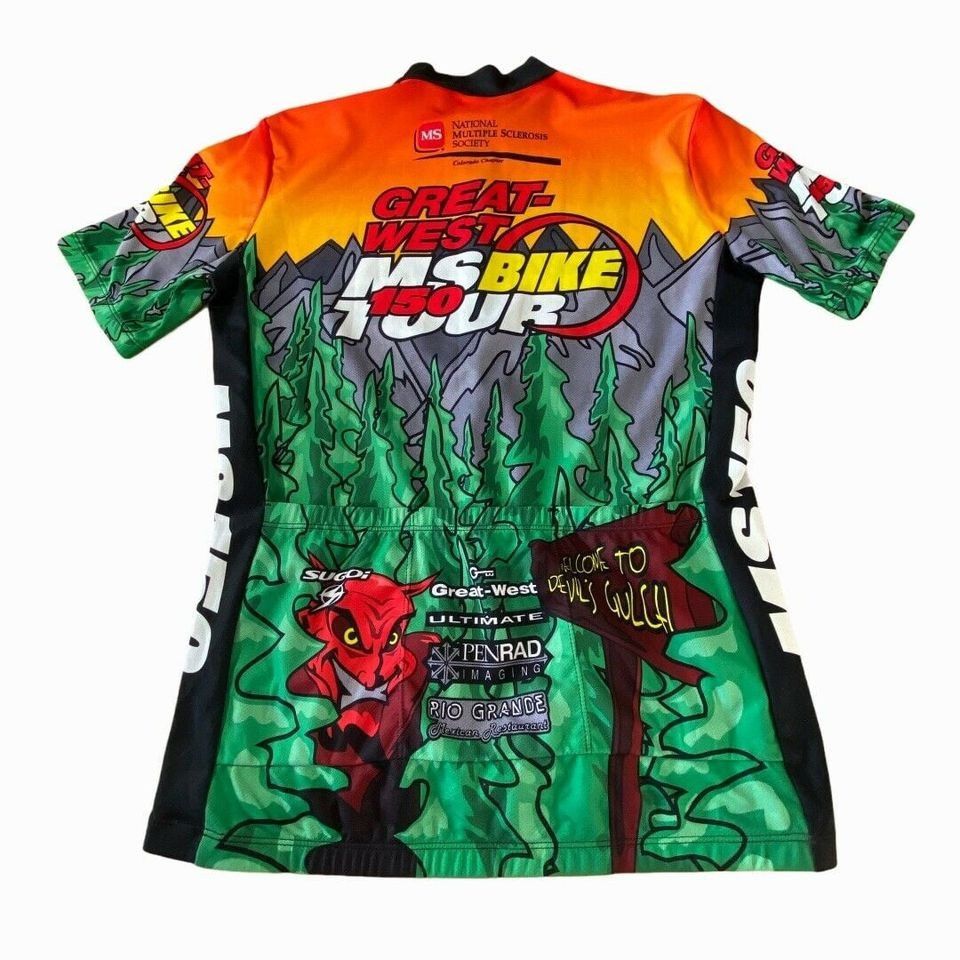 Other Sugoi Medium Great-West MS 150 Bike Tour Cycling Jersey Devi Size US M / EU 48-50 / 2 - 10 Thumbnail