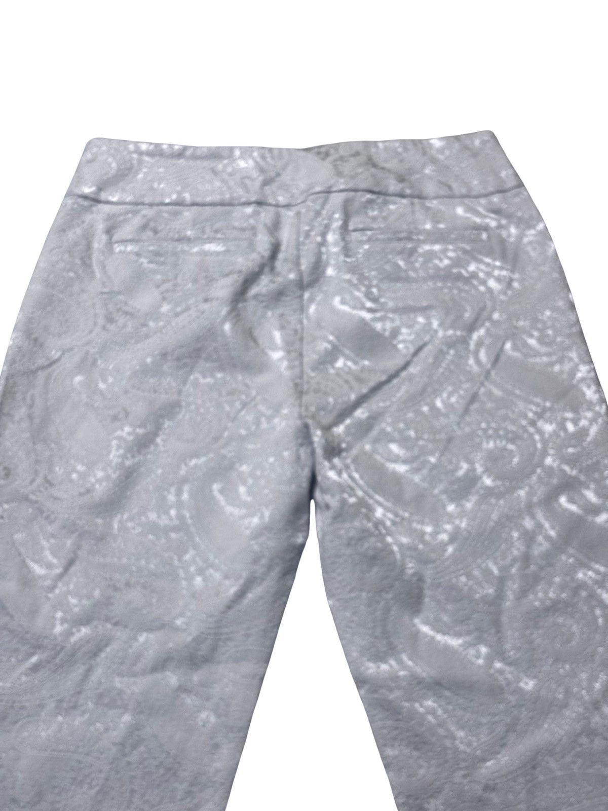 Soft Surroundings Women’s silver pants.wp0307 Size 30" / US 8 / IT 44 - 10 Thumbnail