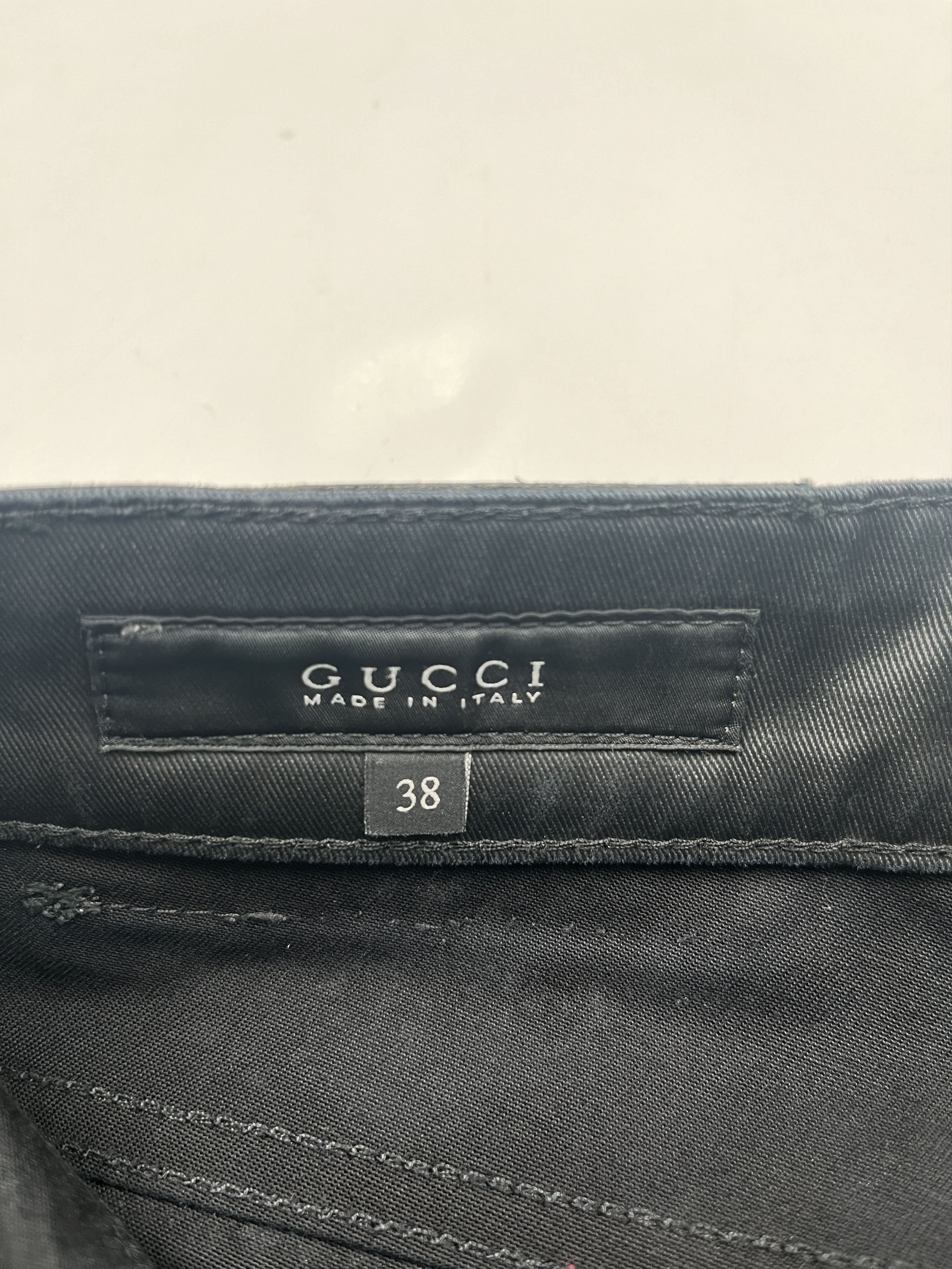 Gucci Gucci Black Biker Pants Size 26" / US 2 / IT 38 - 5 Thumbnail