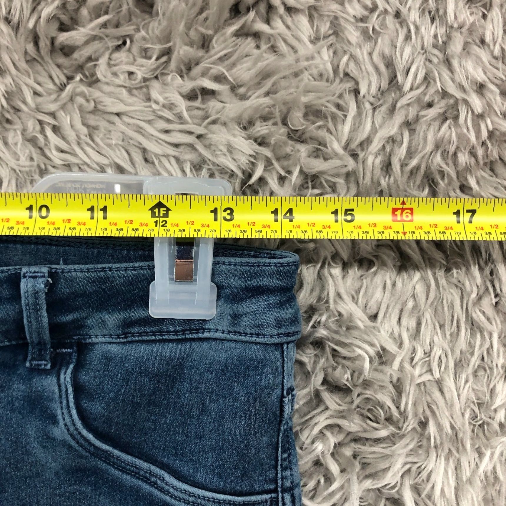 H&M H&M High Waist Jegging Jeans Size 29 Womens Mid Rise Dark Wash Blue Denim Jeans Regular Womens 29 Blue Denim Size 29" - 2 Thumbnail