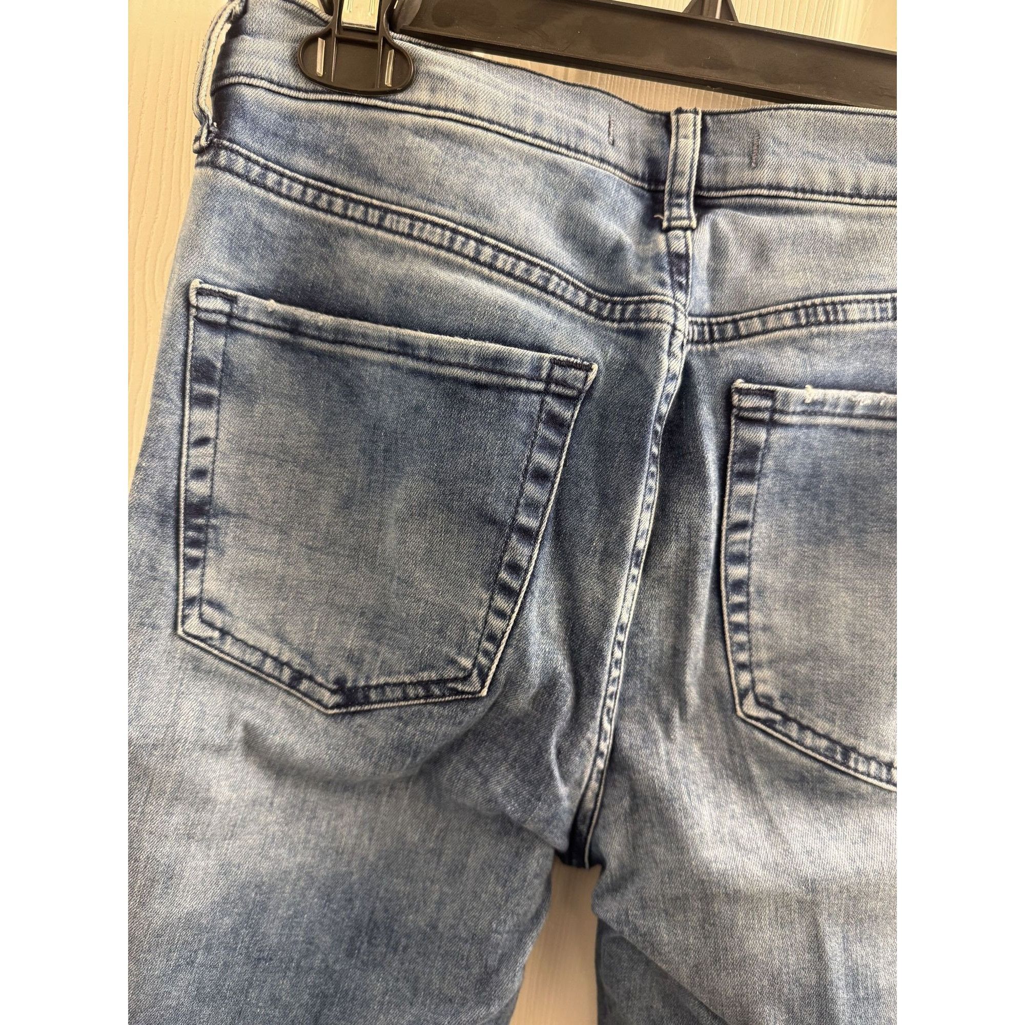 Free People Free Peoples Skinny Distressed Women's Jeans Size 29 Size 29" - 8 Thumbnail