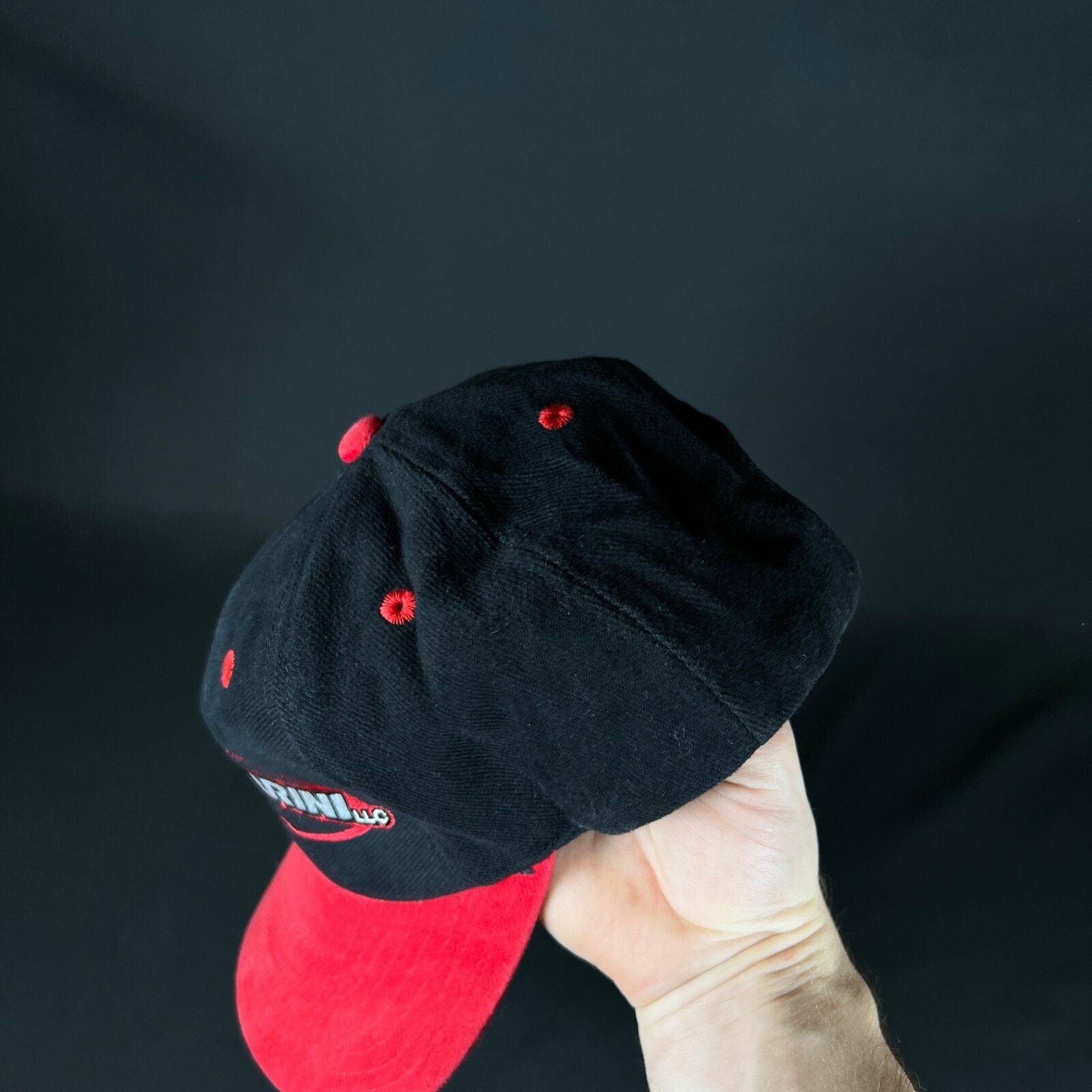 Vintage team DeMarini Motocross l black cap hat vintage snapback Size ONE SIZE - 5 Thumbnail
