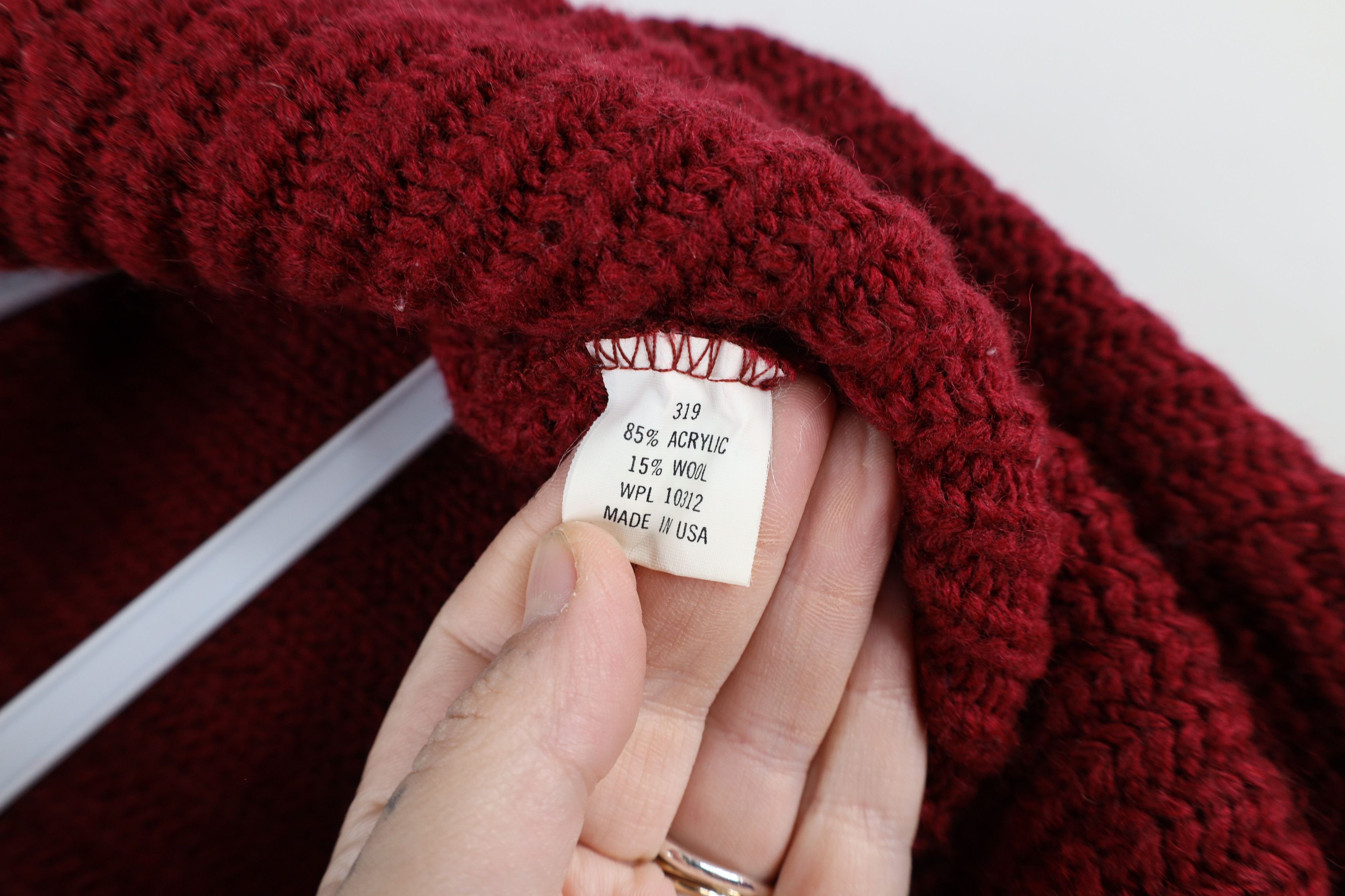 Vintage Vintage 70s Streetwear Chunky Ribbed Knit Shawl Sweater USA Size US L / EU 52-54 / 3 - 6 Thumbnail