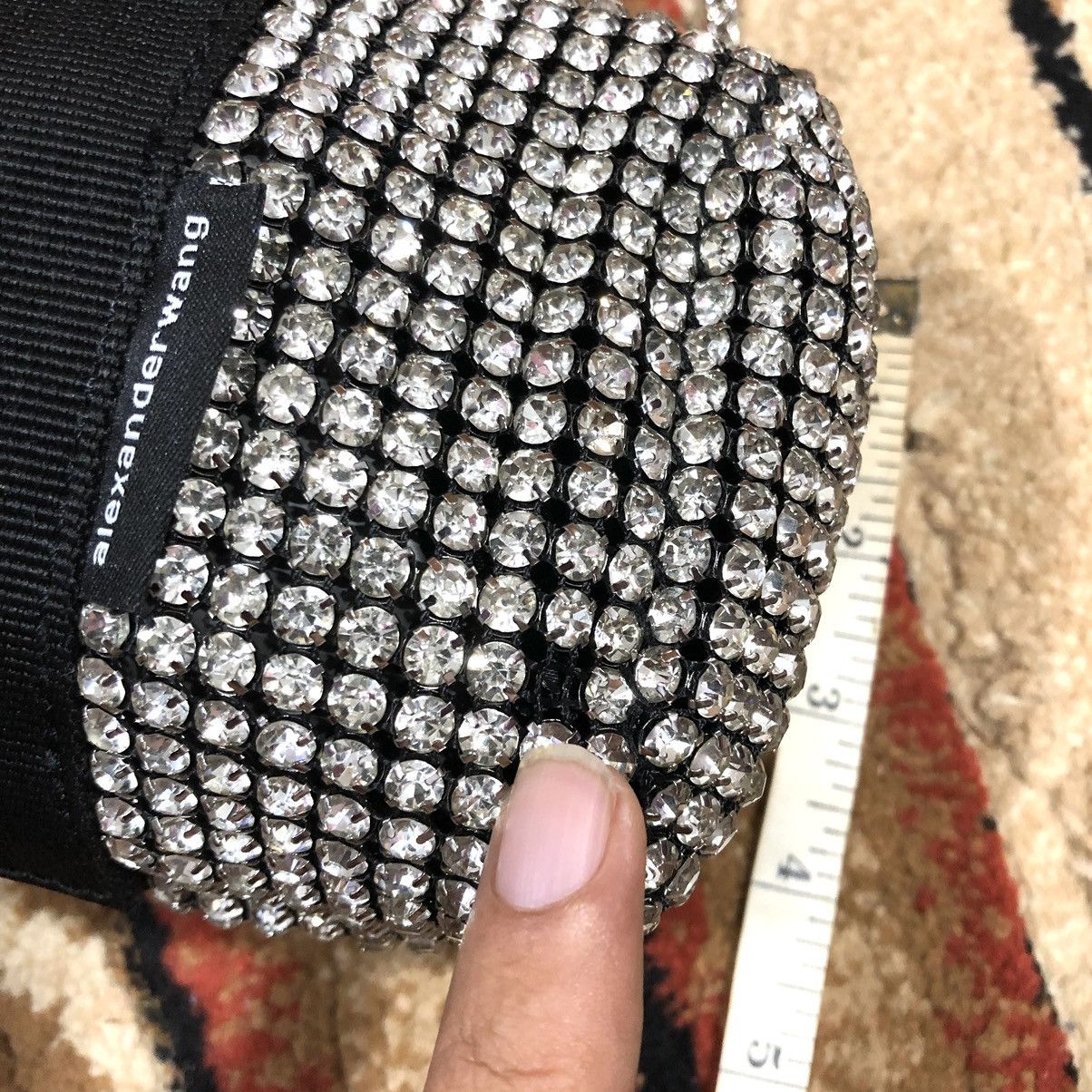 Alexander Wang Vintage Rare Alexander Wang Crystal Design Handbag Size ONE SIZE - 6 Thumbnail