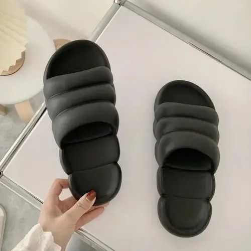 Other Black sliders new Size US 9 / EU 42 - 1 Thumbnail