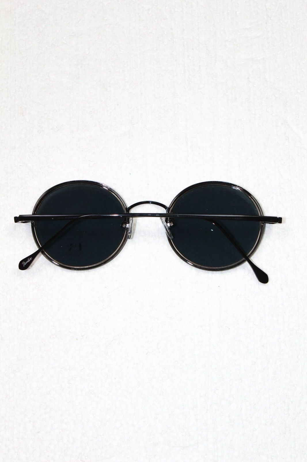 Number (N)ine Round Frame Sunglasses (Black) Size ONE SIZE - 2 Thumbnail