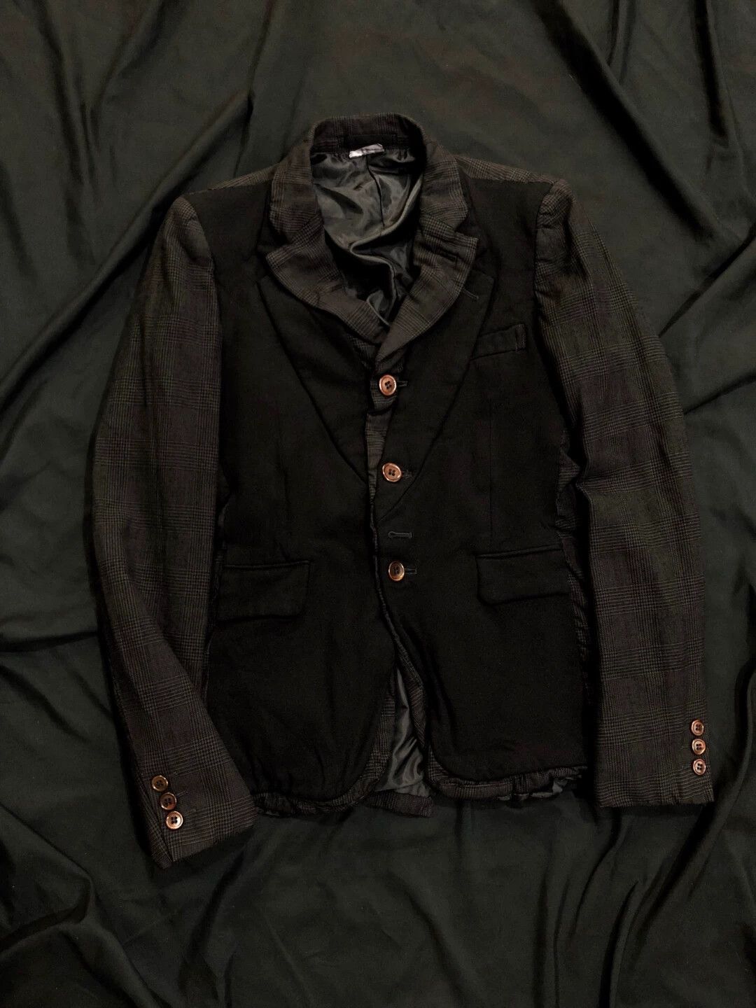 Comme des Garcons CDG 09AW Deformed Poly-Wool Houndstooth XS Size US XS / EU 42 / 0 - 7 Thumbnail