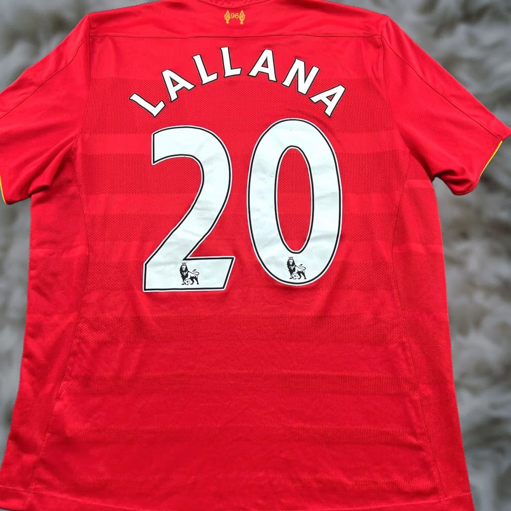 New Balance New Balance Liverpool 2016 2017 Home Lallana Men XL Football Jersey Shirt Short Sleeve Red Size US XL / EU 56 / 4 - 1 Thumbnail