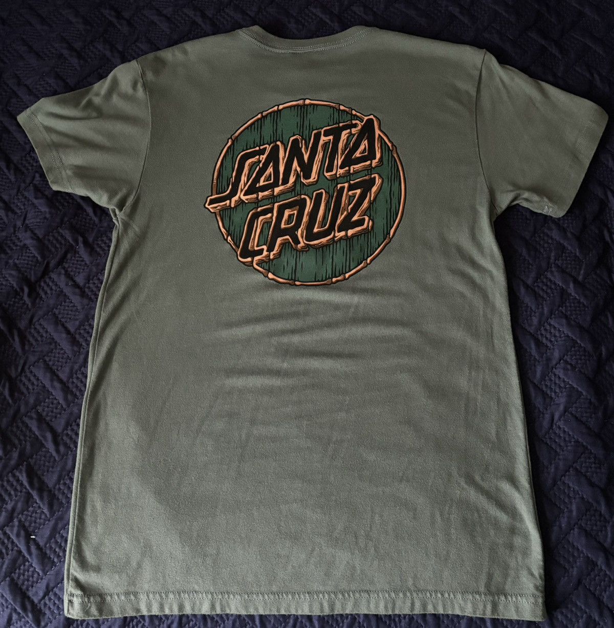 Santa Cruz Skateboards Santa Cruz Green Short Sleeve Skate T-Shirt Size US M / EU 48-50 / 2 - 4 Thumbnail