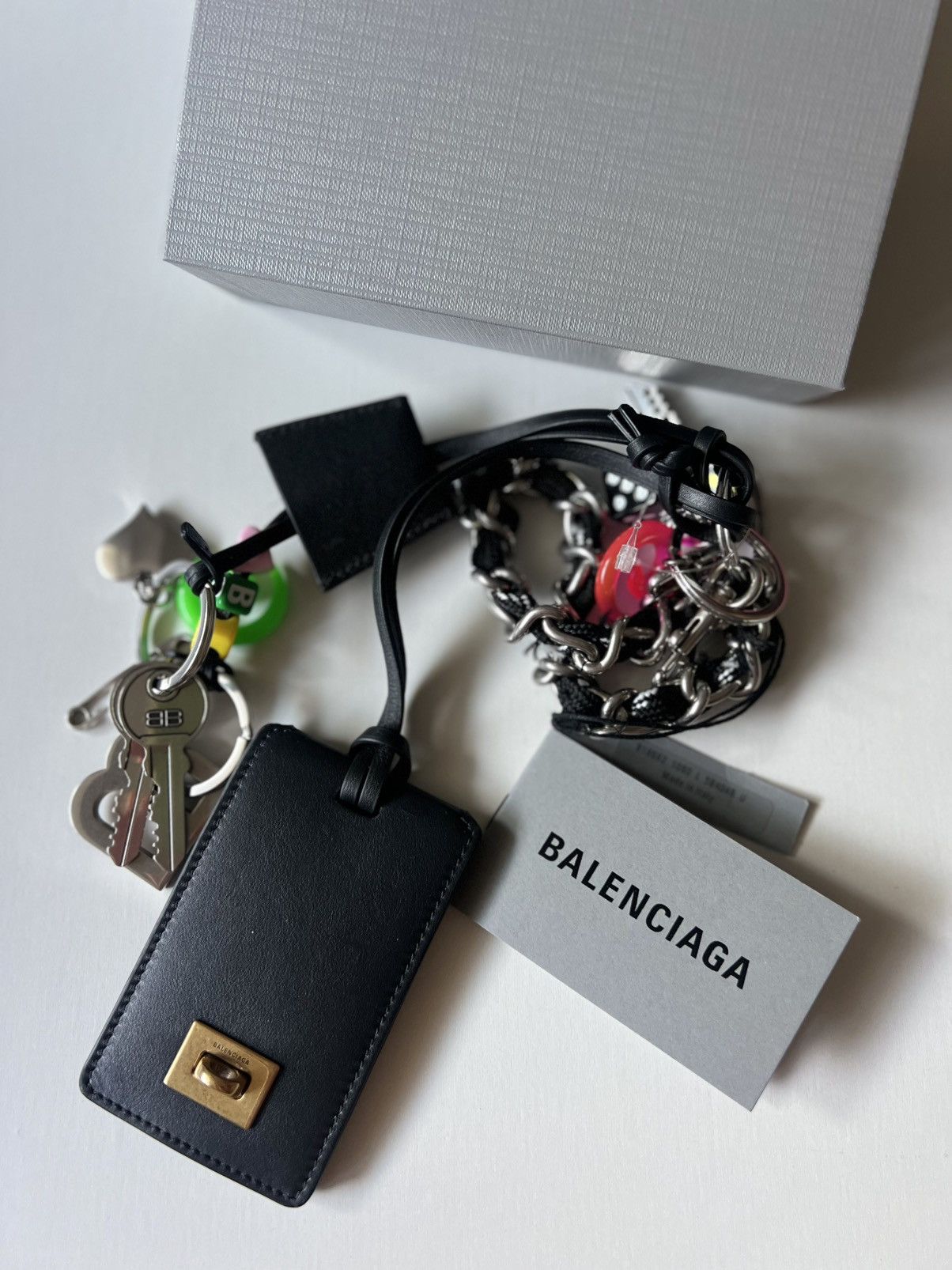Balenciaga 💥$1.8K VALUE💥Balenciaga Rodeo Tag Full Charm Size ONE SIZE - 3 Thumbnail