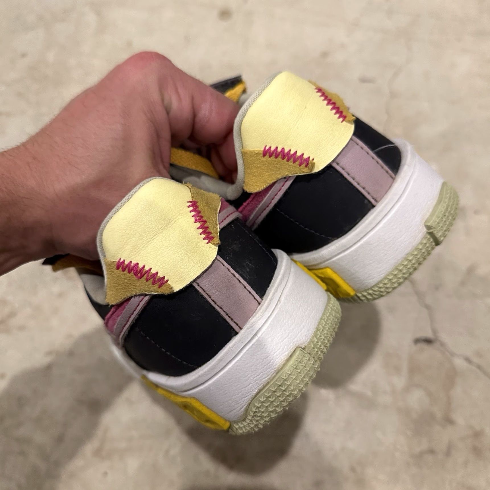 Nike Nike Air Force 1 Fontanka Pink Prime Sneaker Womens Size 7 DR7880-001 (AF1) Prime Nike Pattern Multicolor Logo Shoes Size US 7 / IT 37 - 6 Thumbnail