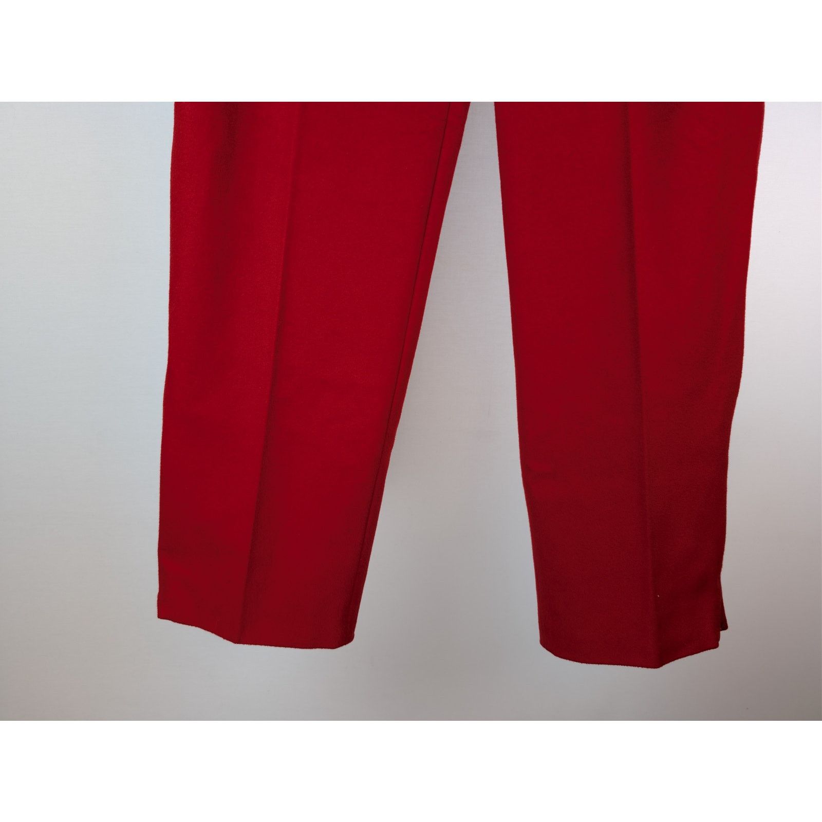 Vetements o1rshd1 High-Waisted Wool Tailored Pants in Red Size US 34 / EU 50 - 4 Thumbnail