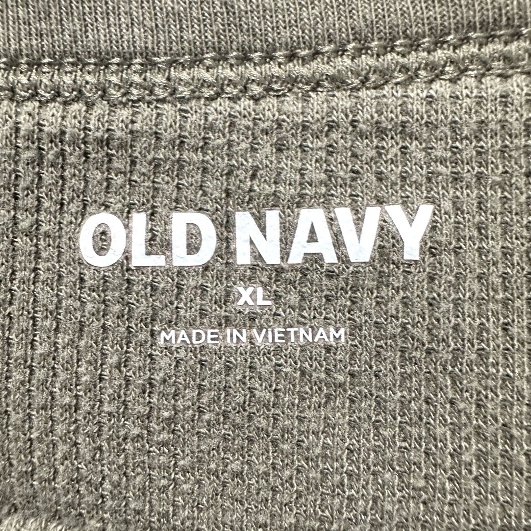Old Navy Old Navy Shirt Women XL Green Lettuce-Edge Thermal-Knit Crop T-Shirt Lightweight Size XL / US 12-14 / IT 48-50 - 3 Thumbnail