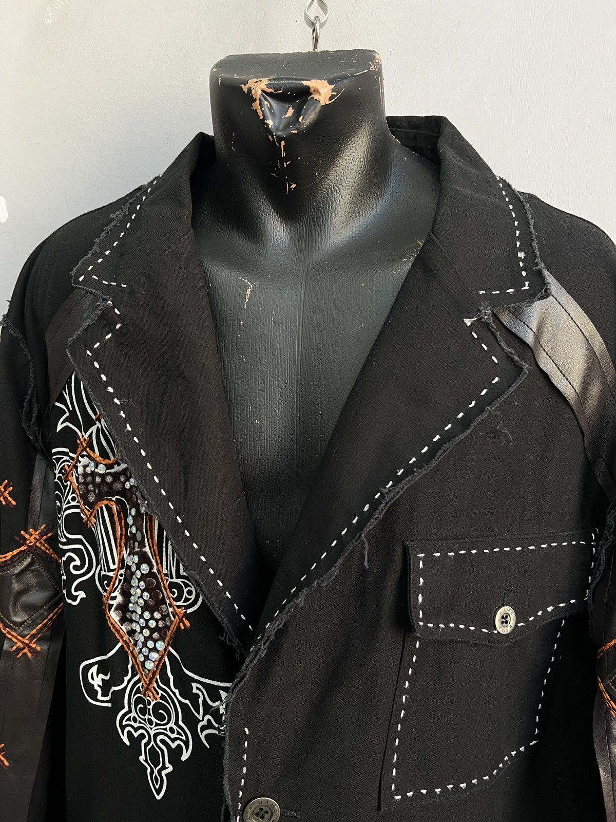 PPFM Rare stitching hysteric glamour style cotton blazer jacket Size US L / EU 52-54 / 3 - 4 Thumbnail