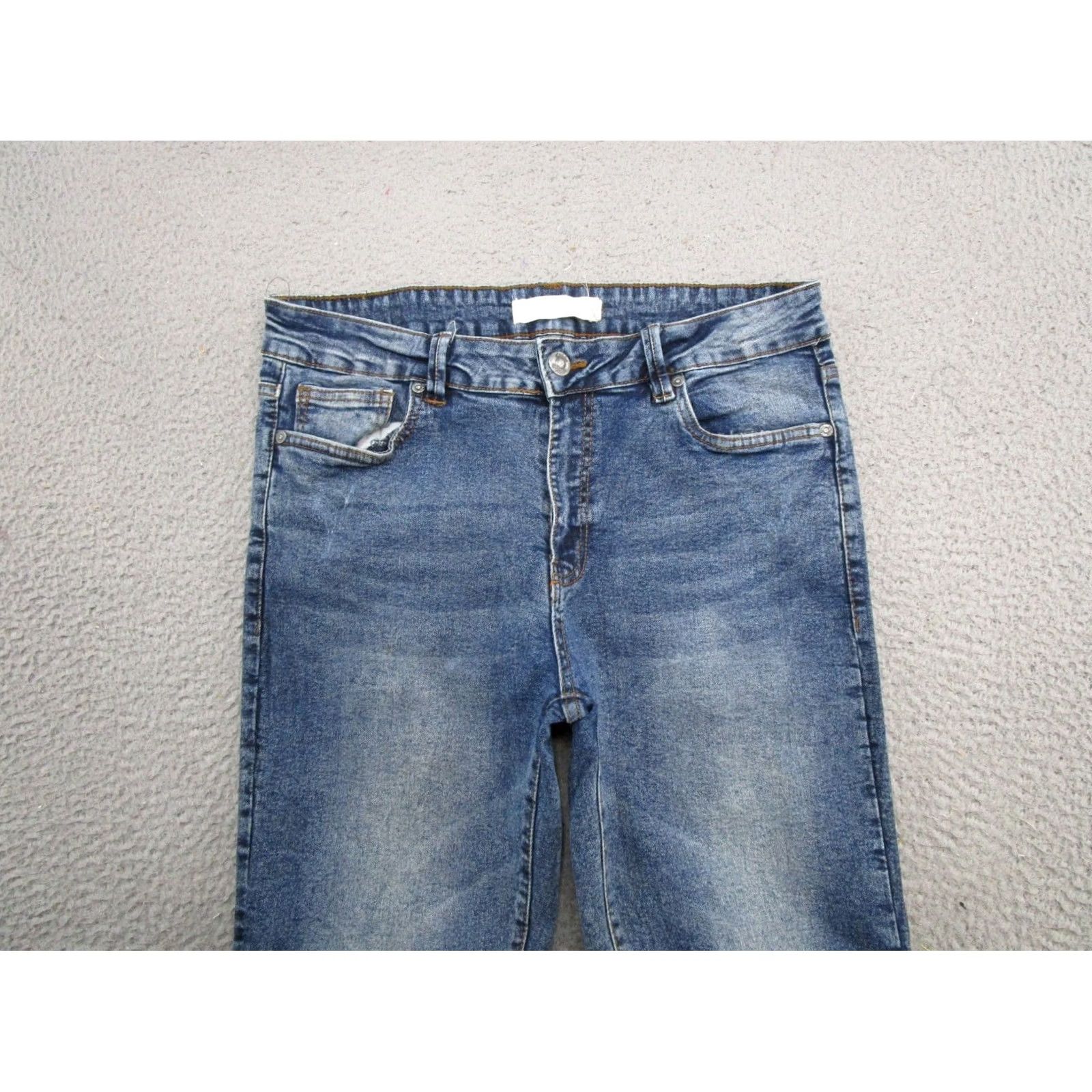 Vintage Stitches Jeans Blue Stretch Denim Straight Leg Mens Size 34x30 Size US 34 / EU 50 - 3 Thumbnail