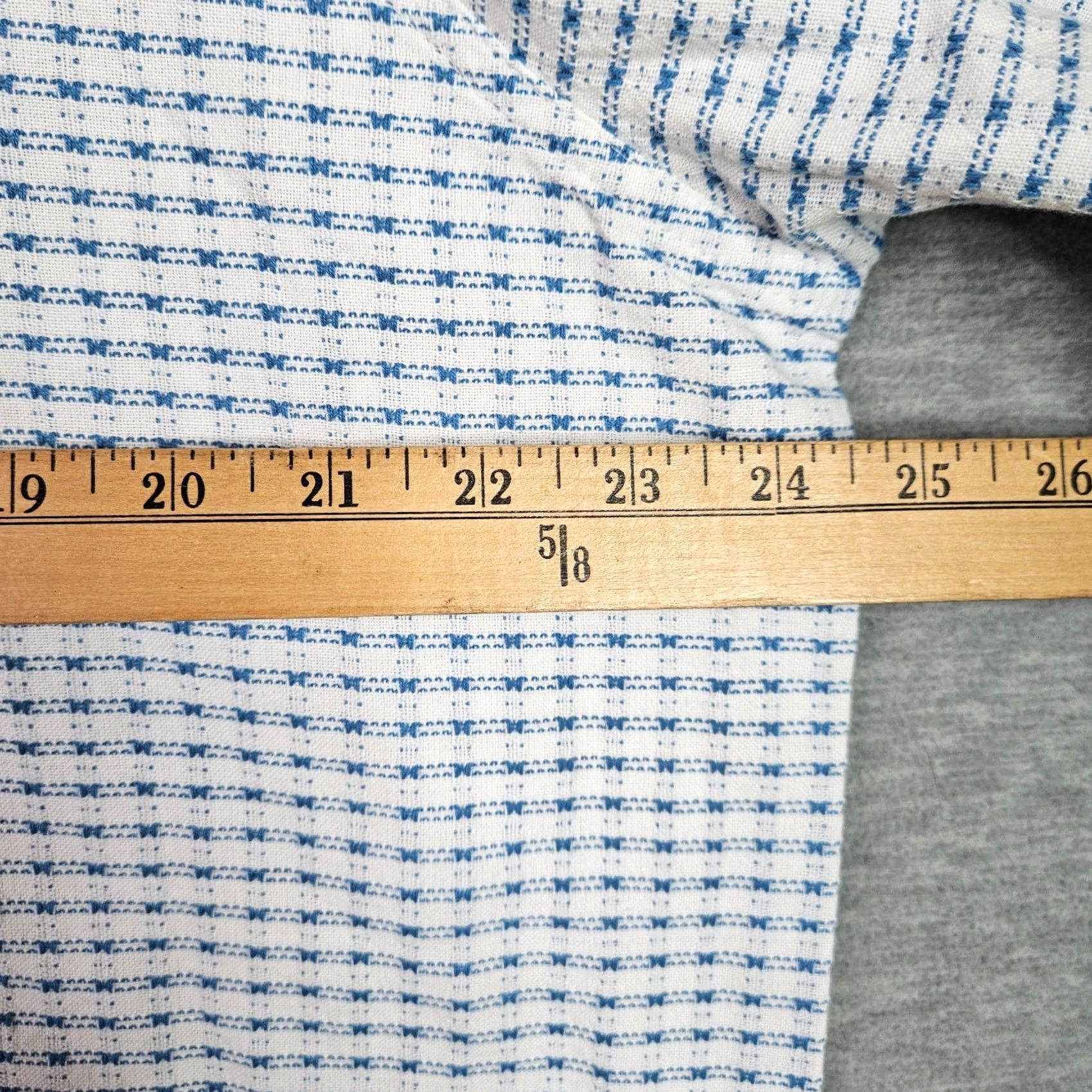 Carbon Carbon Carbon2Cobalt Button Up Shirt L Blue White Check Long Sleeve Cotton Casual Size US L / EU 52-54 / 3 - 3 Thumbnail