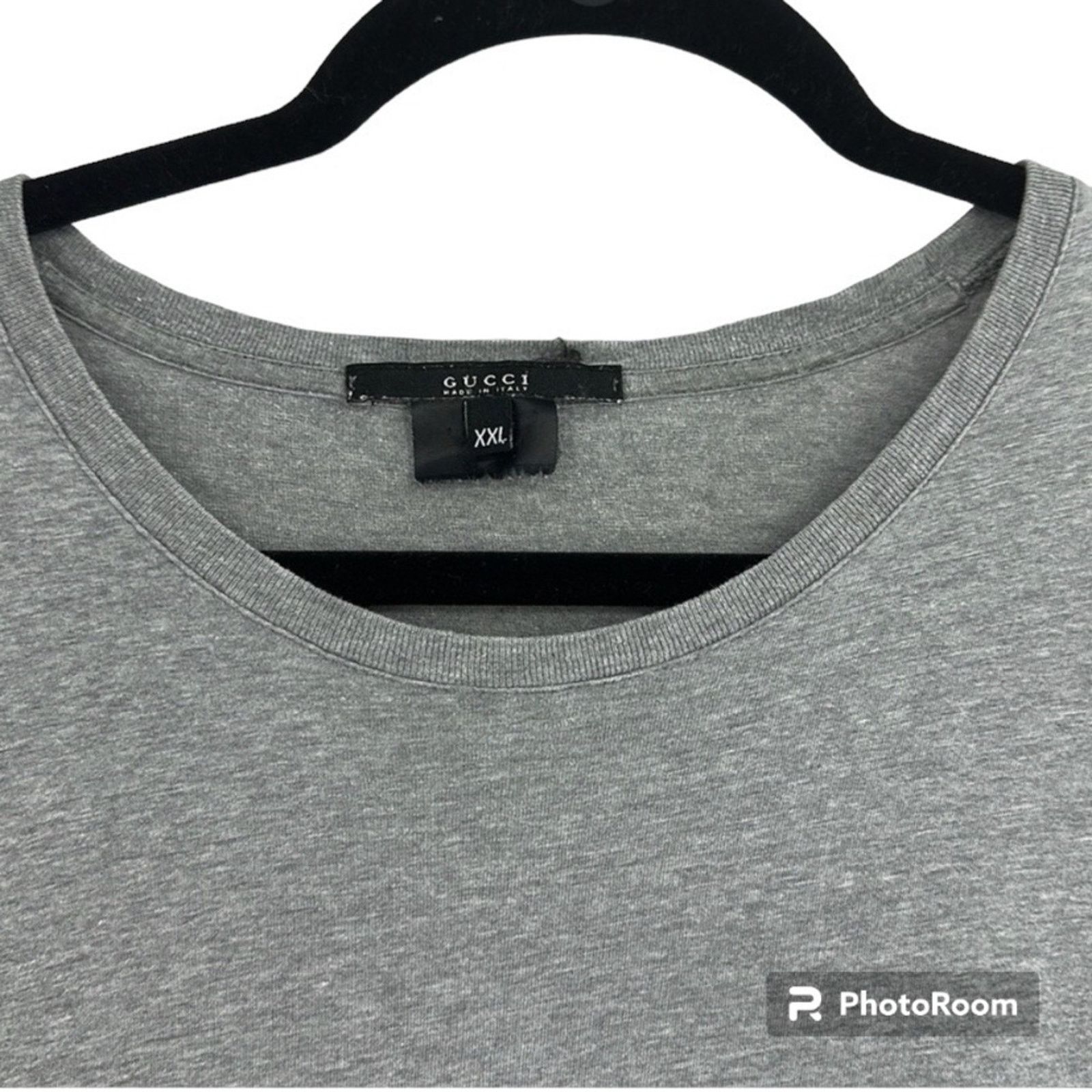 Gucci 100% Authentic GUCCI XXL grey tee. Size US XXL / EU 58 / 5 - 2 Thumbnail