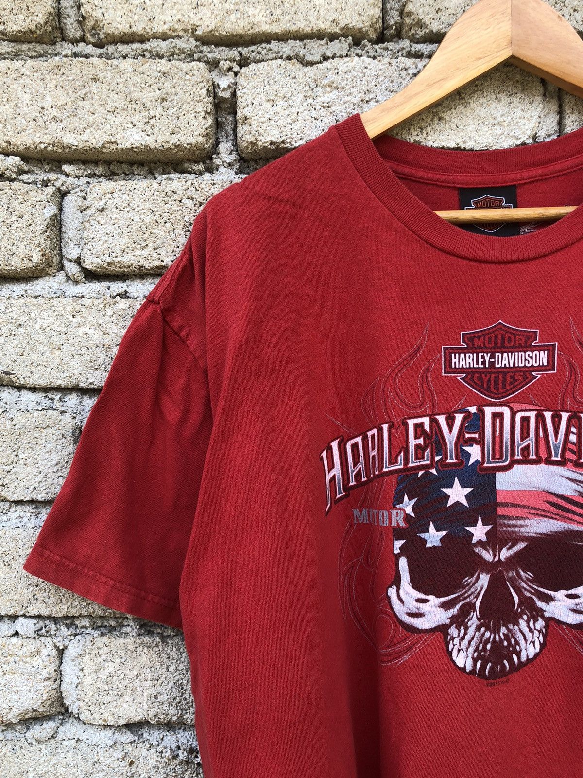 Harley Davidson Vintage Y2K Harley Davidson Of Atlanta Georgia Backhit Tee Size US XL / EU 56 / 4 - 6 Thumbnail