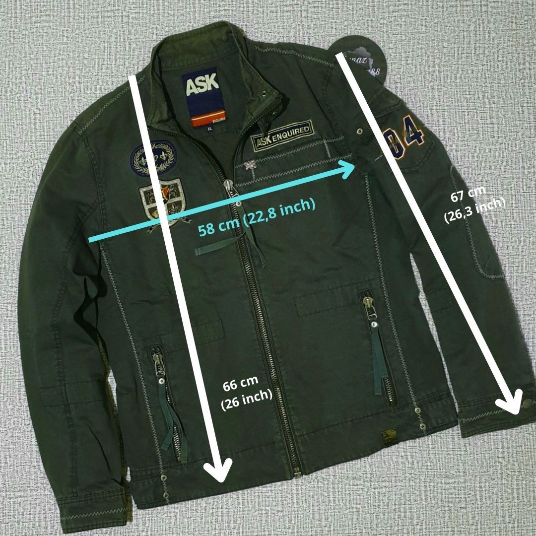 Other ASK ENQUIRED Japanese Brand Jacket Size US XL / EU 56 / 4 - 6 Thumbnail