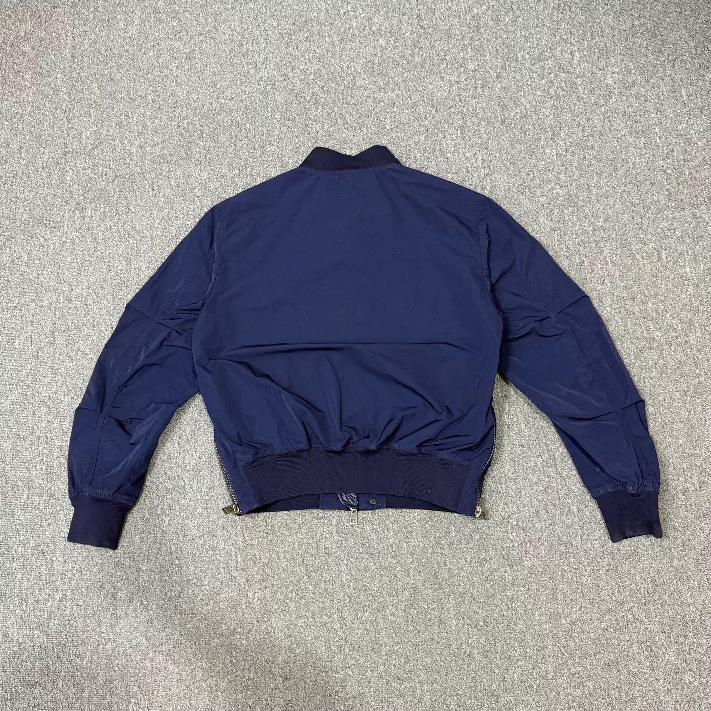 Moncler Moncler Navy Arm Logo Jacket Size 2 95 New Size US M / EU 48-50 / 2 - 2 Thumbnail