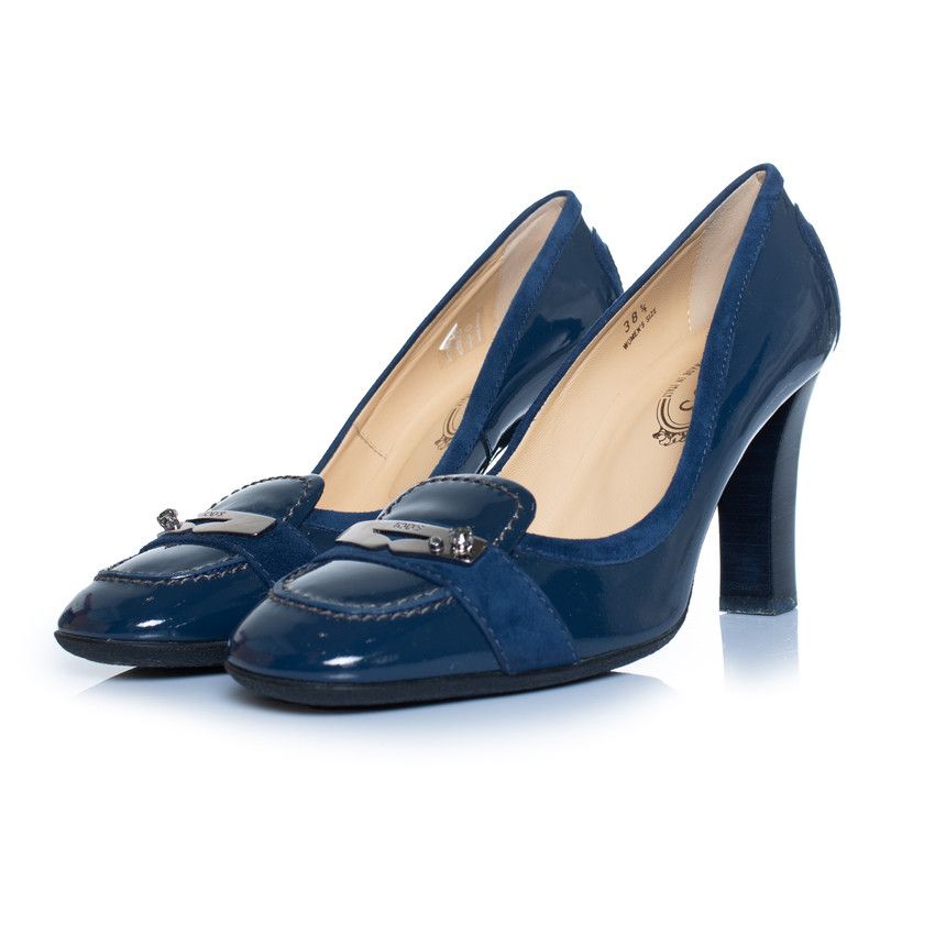 Tod's Tod’s, patent leather loafer pump Size US 8.5 / IT 38.5 - 1 Thumbnail