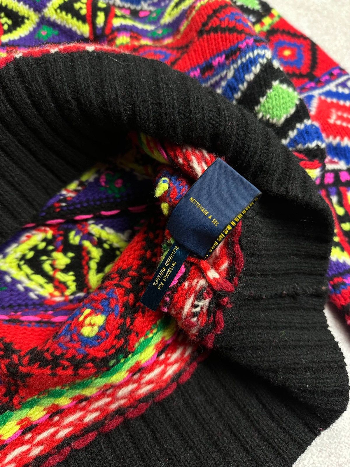 Polo Ralph Lauren Vintage 90s Polo Ralph Lauren Hard Knit Sweater Y2K XL Size US XL / EU 56 / 4 - 6 Thumbnail