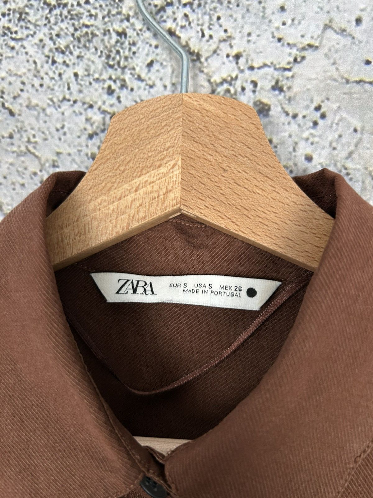 Zara Zara Brown Overshirt Basic Streetwear Elegant Rock Punk Size US S / EU 44-46 / 1 - 5 Thumbnail