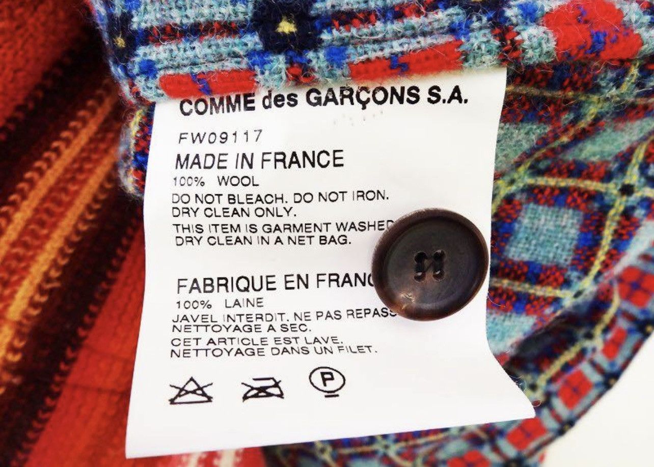 Comme des Garcons × Comme des Garcons SHIRT comme des garçons Junya patchwork Blazar runway Size 48R - 4 Thumbnail
