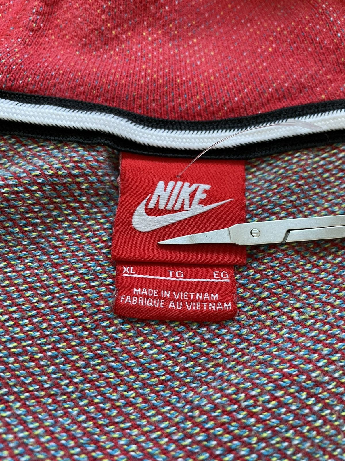 Nike × Vintage Vintage Y2K Nike Modern Full Zip Hoodie Drill Swoosh Size US XL / EU 56 / 4 - 7 Thumbnail