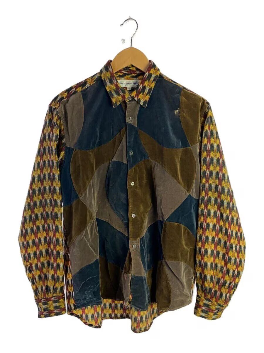 Comme des Garcons × Comme des Garcons SHIRT Reconstructed Patchwork Linen Button Shirt Size US S / EU 44-46 / 1 - 1 Thumbnail