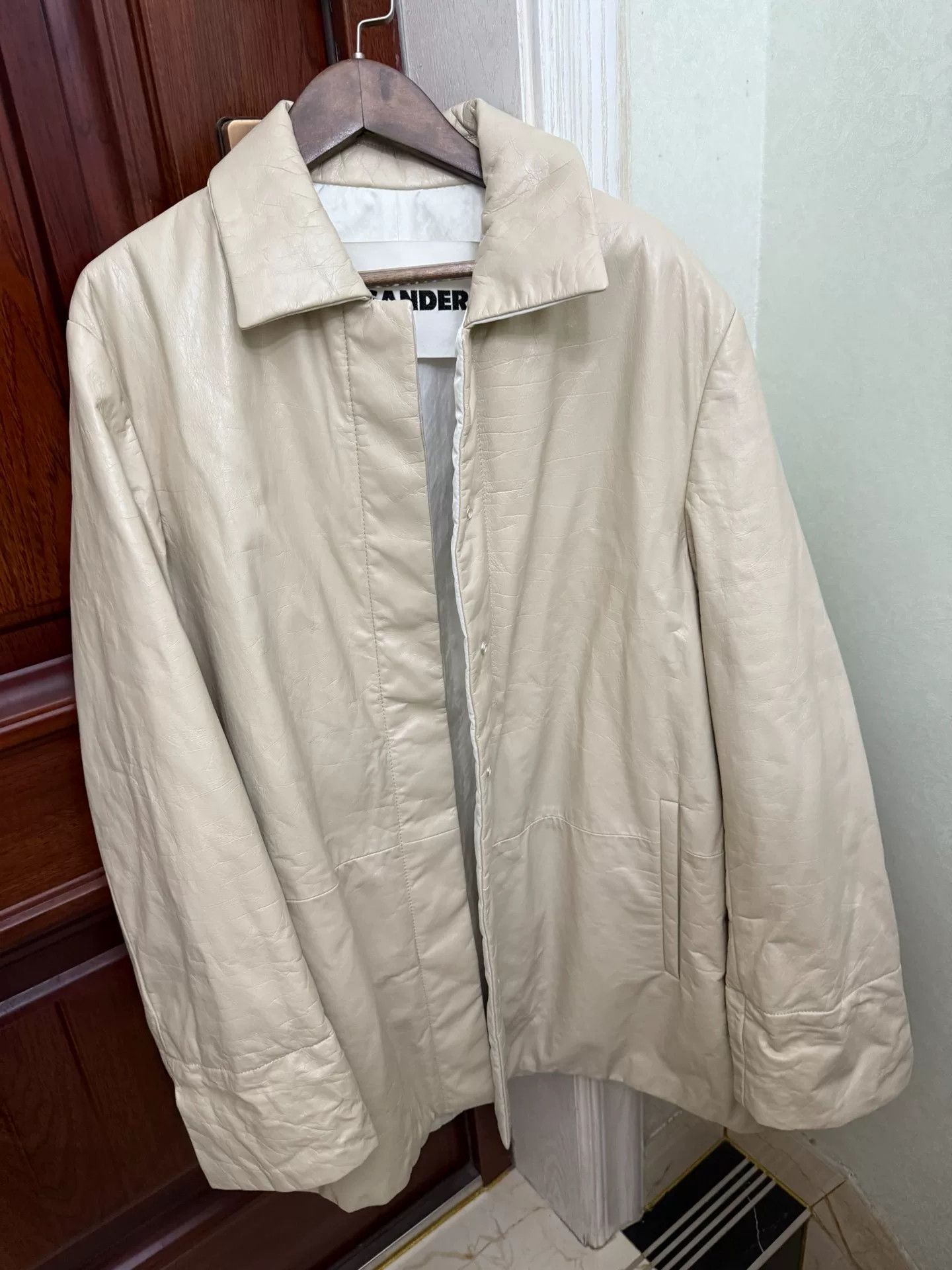 Jil Sander Jil Sander Loose Fit Leather Jacket Size US M / EU 48-50 / 2 - 1 Thumbnail