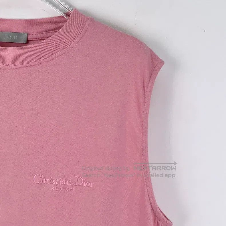 Dior Dior Pink logo letter embroidery cotton round-neck sleevel Size US XS / EU 42 / 0 - 3 Thumbnail