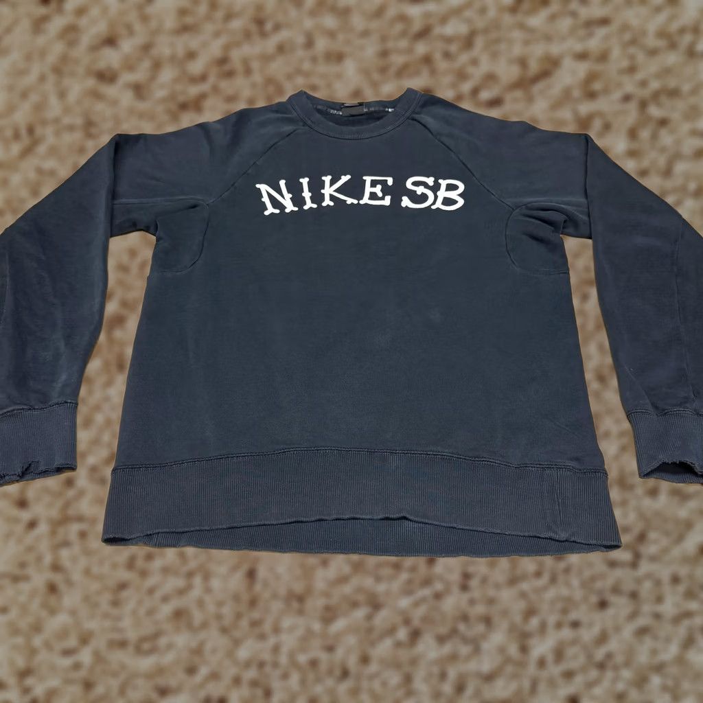 Nike Nike SB Sweatshirt Mens Small Blue Crewneck Bone Graphic Fleece Pullover Skateboarding Cotton Polyester Spandex Short Sleeve No, sorry Size US S / EU 44-46 / 1 - 1 Thumbnail