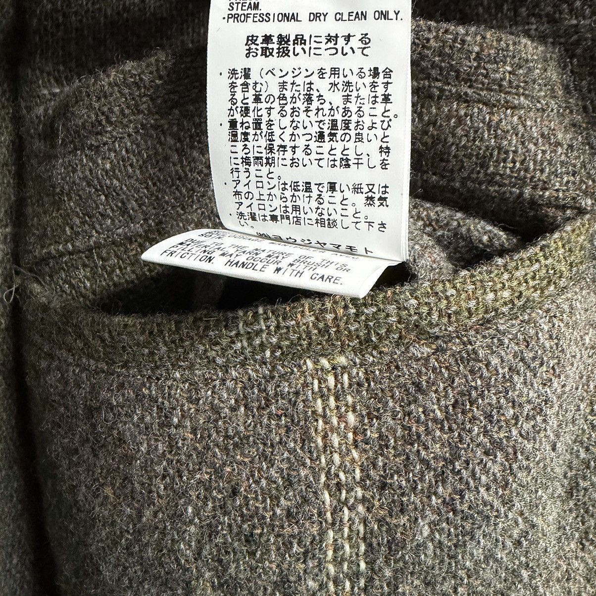 Yohji Yamamoto YOHJI YAMAMOTO POUR HOMME 2012 AW Leather Blazer Jacket Size US M / EU 48-50 / 2 - 16 Thumbnail