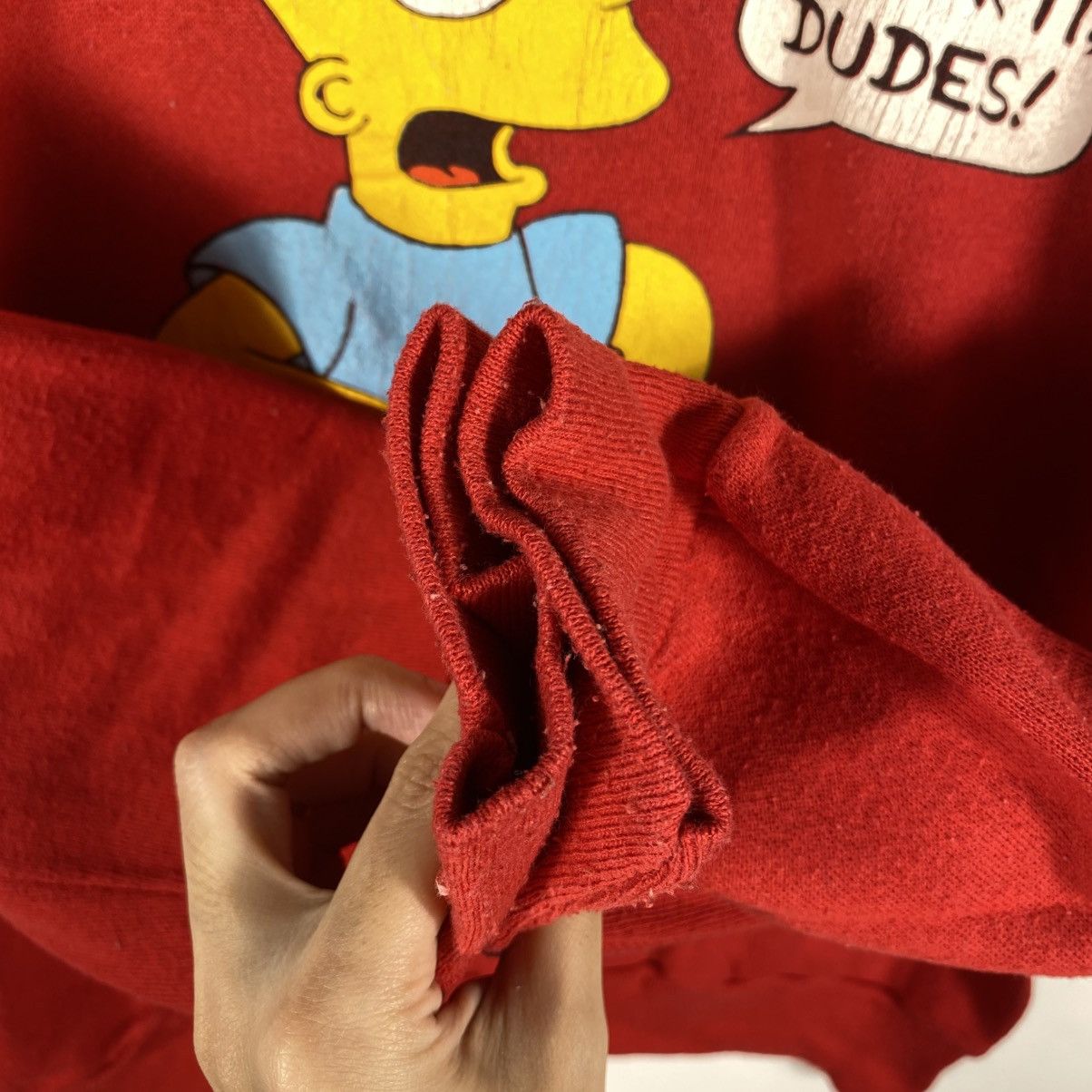 The Simpsons Vintage 90's THE SIMPSONS Bart Simpsons Cartoon Sweatshirt Size US M / EU 48-50 / 2 - 4 Thumbnail