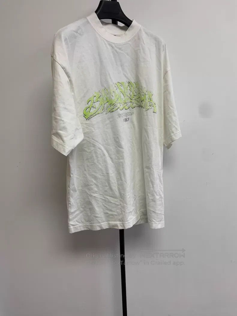 Balenciaga Balenciaga Letter printed round neck short-sleeve T-shirt Size US M / EU 48-50 / 2 - 1 Thumbnail