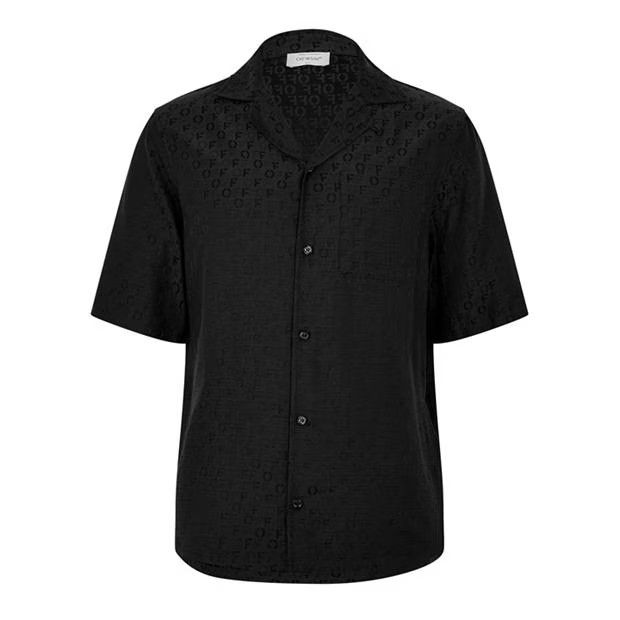 image of Off White O1G2R1Mq0424 Shirts In Black, Men's (Size Small)