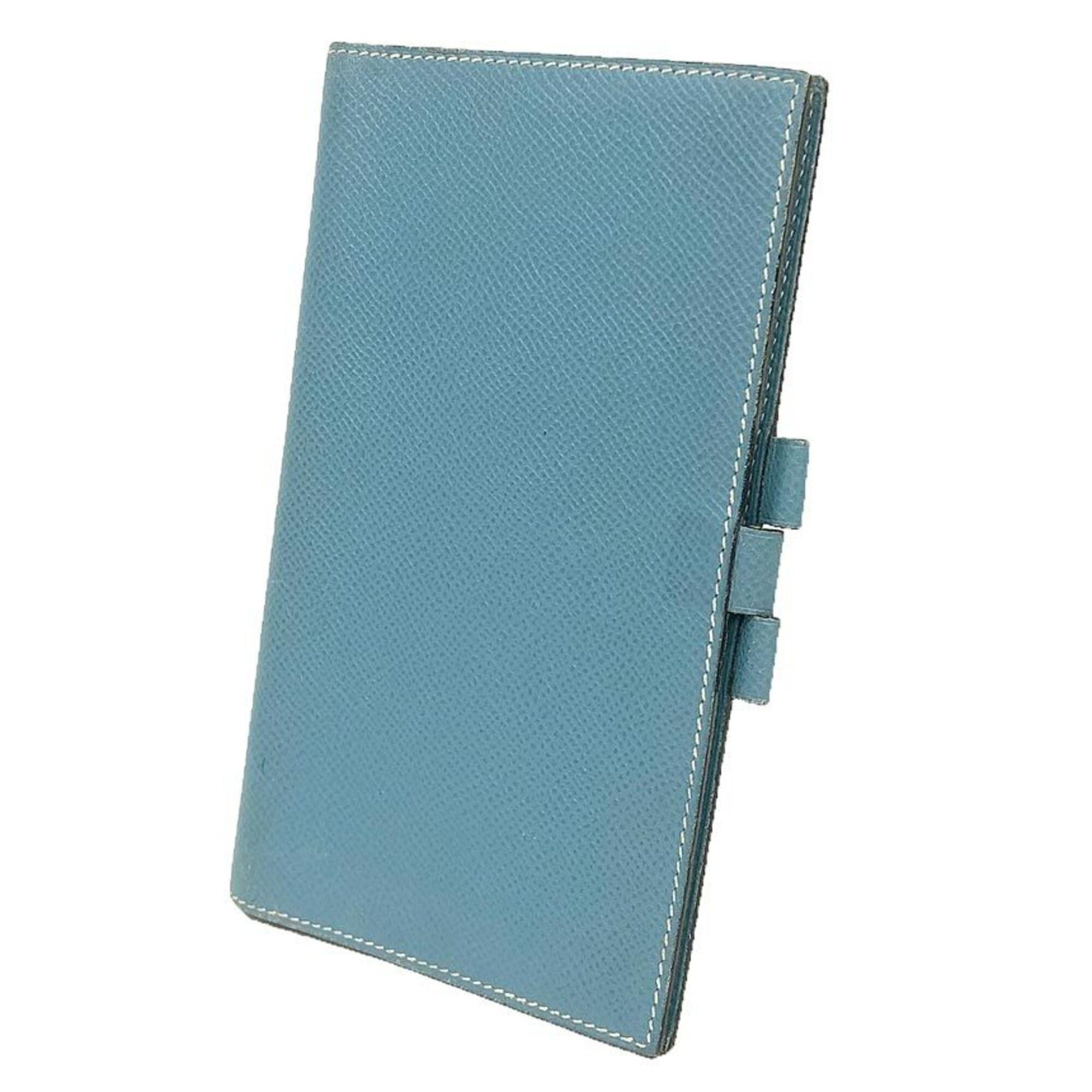 Hermes HERMES Vision Agenda Cover Notebook Leather Blue Size ONE SIZE - 1 Thumbnail