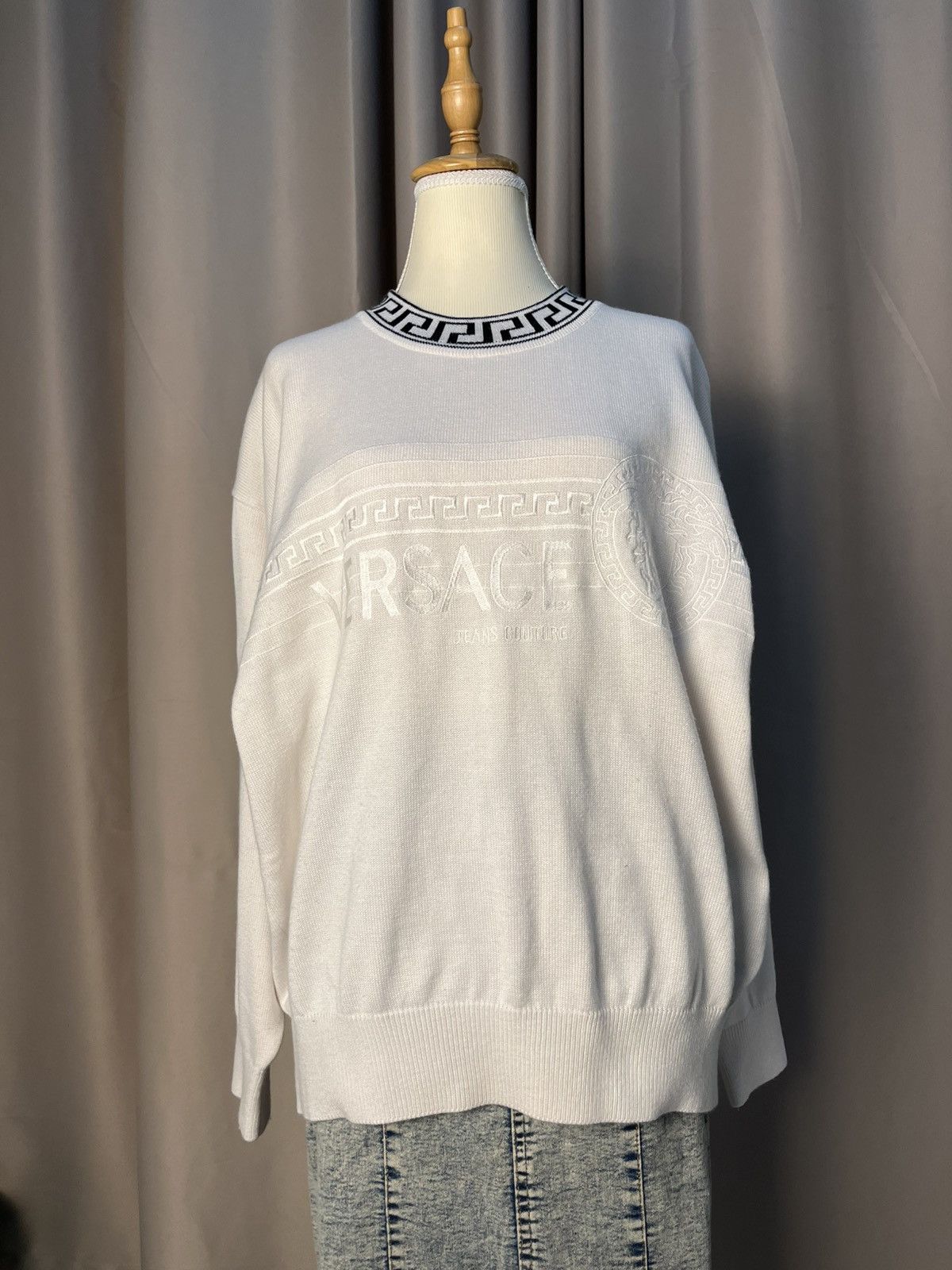 Designer × Versace × Vintage Versace Sweatshirt Size US M / EU 48-50 / 2 - 6 Thumbnail