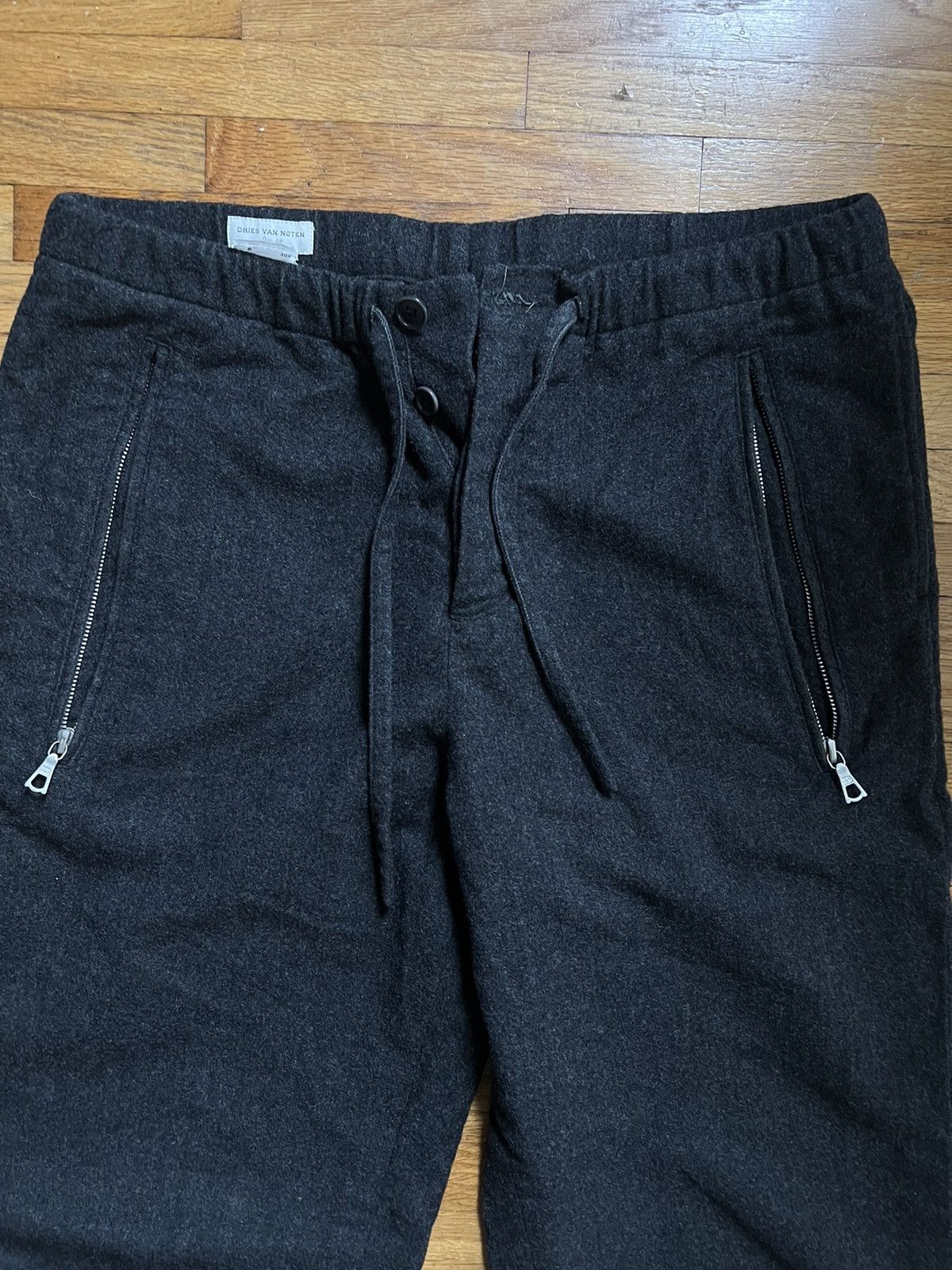 Dries Van Noten Wool Easy Pants RiRi Zippers Size US 32 / EU 48 - 5 Thumbnail