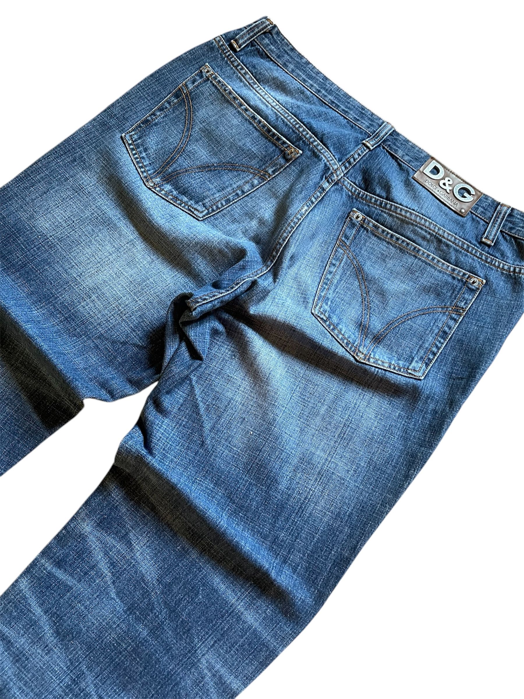 Dolce & Gabbana Dolce Gabbana SS2004 Denim Jeans Size US 36 / EU 52 - 9 Thumbnail